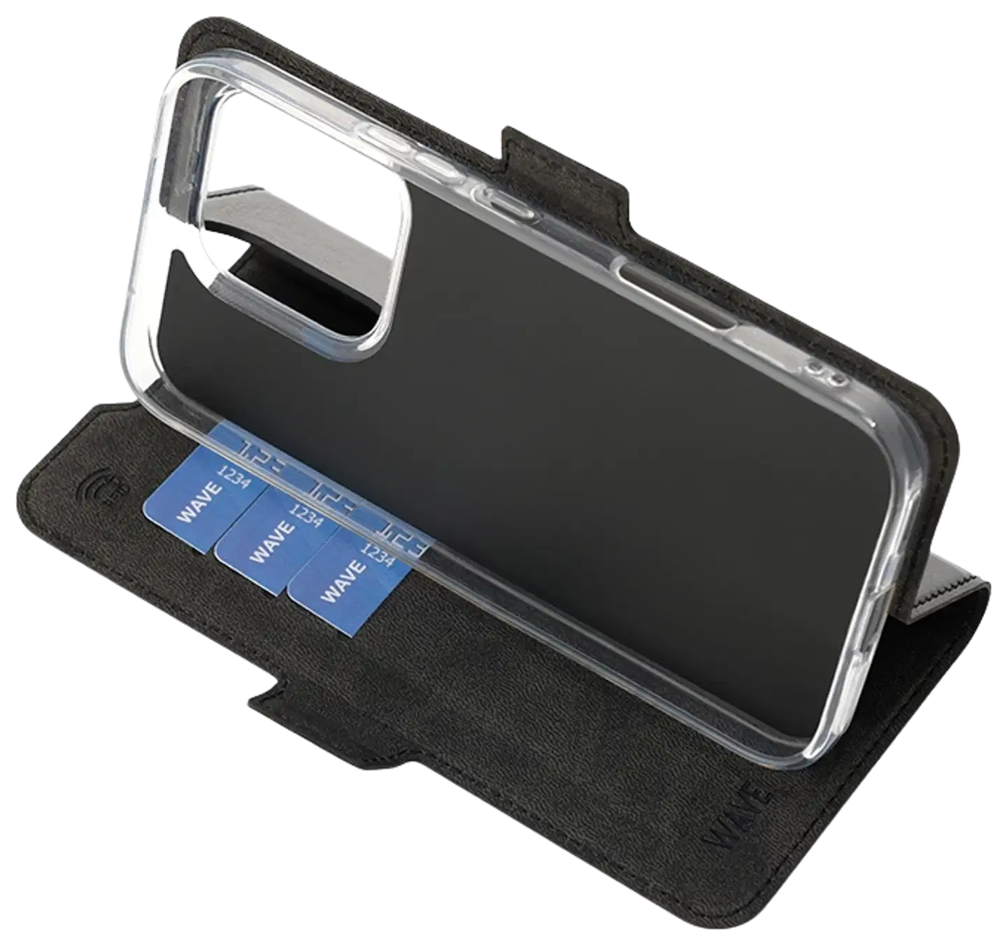 Wave Book Case, Honor 600 Lite, musta - 5