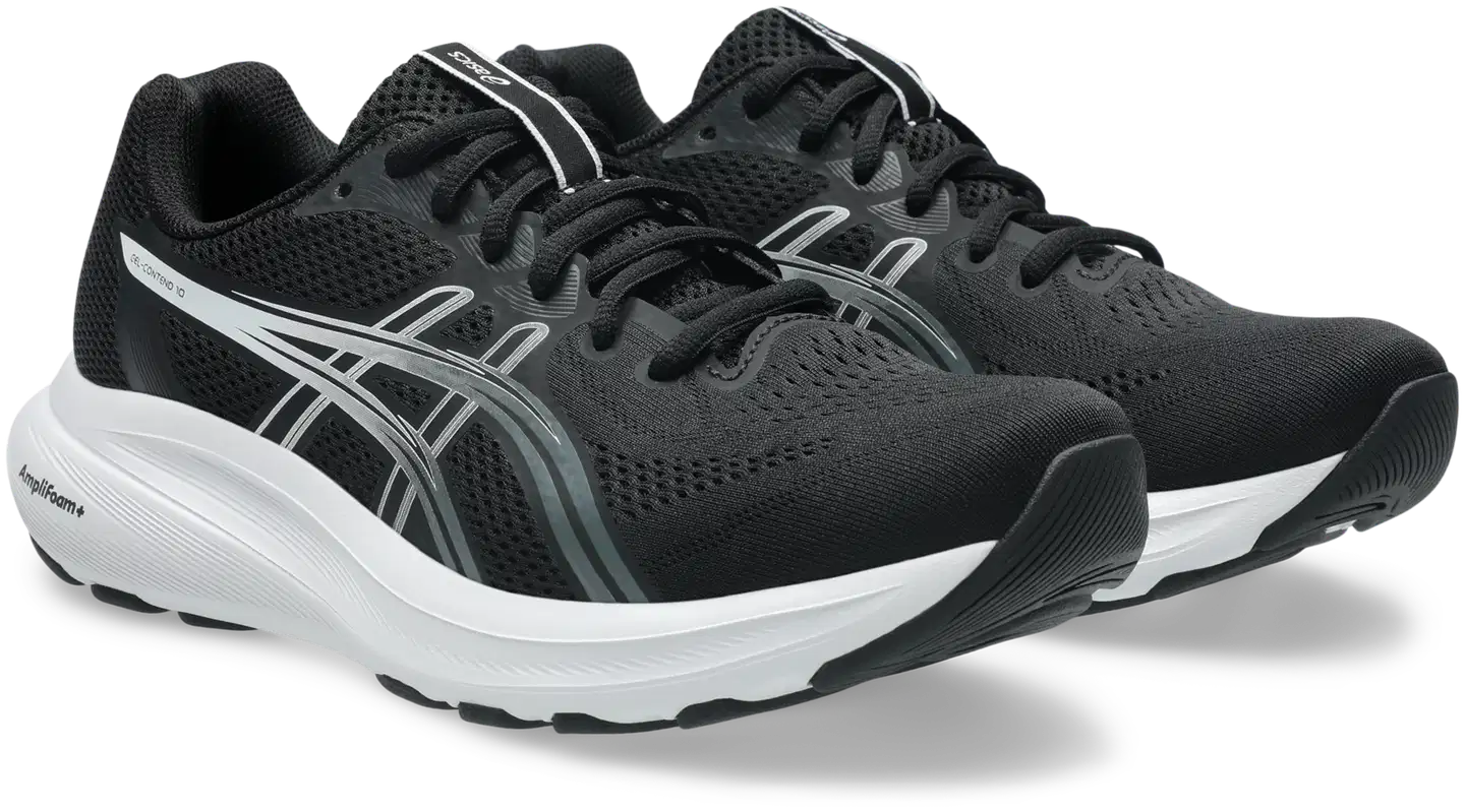 ASICS naisten juoksukengät GEL-CONTEND 10 - BLACK/WHITE - 1