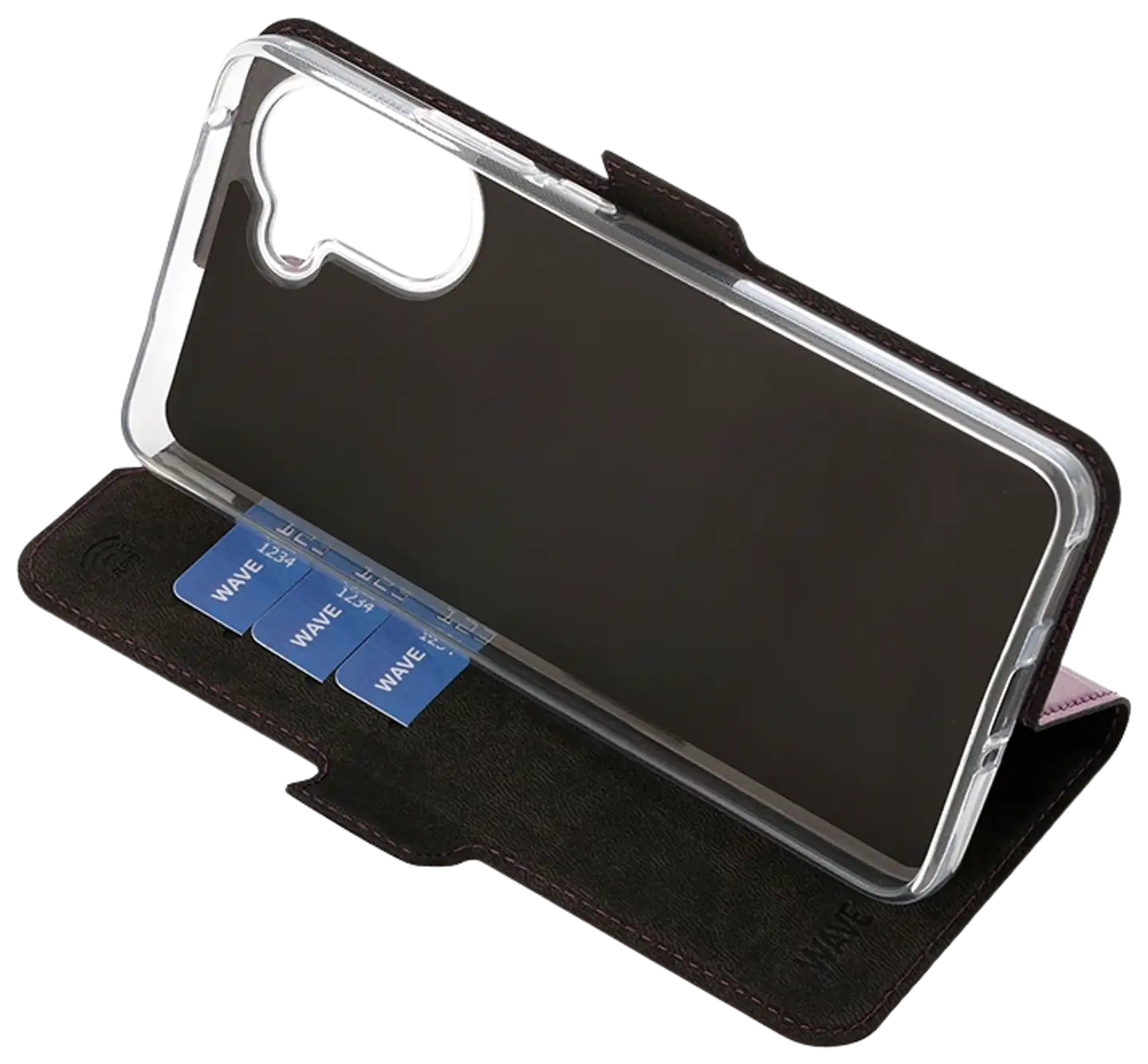 Wave Book Case, OnePlus Nord CE5 5G, Smoky Sangria - 5