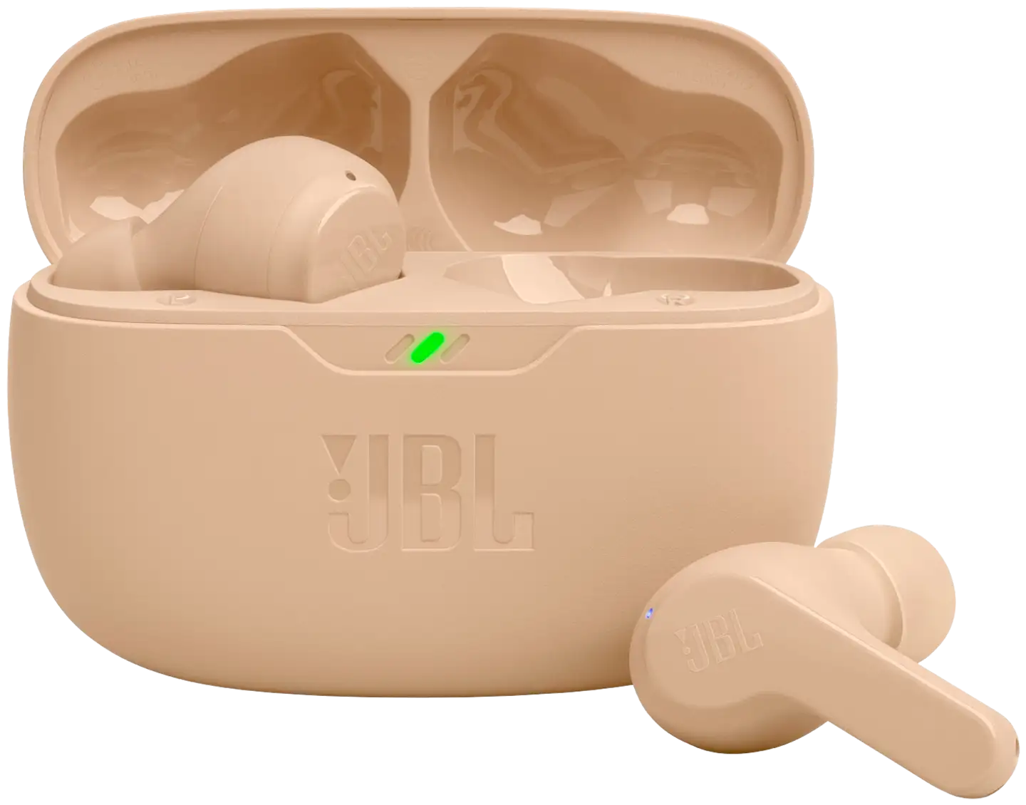 JBL Bluetooth nappikuulokkeet Vibe Beam beige - 1