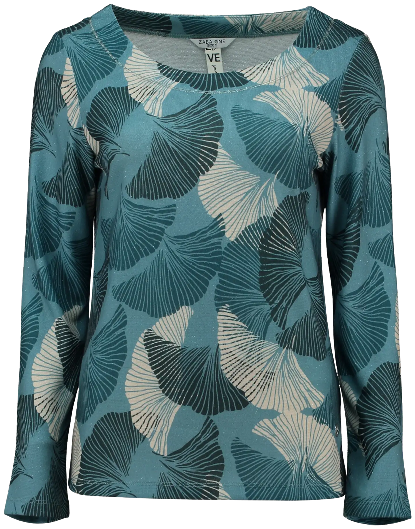 Zabaione naisten trikoopusero Fi44ala - frost blue emerald - 1