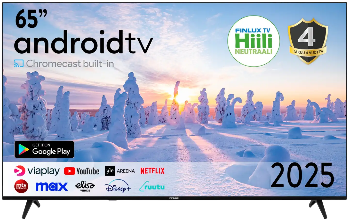 Finlux 65" 4K UHD Android Smart LED TV 65G9.2ACMI - 1