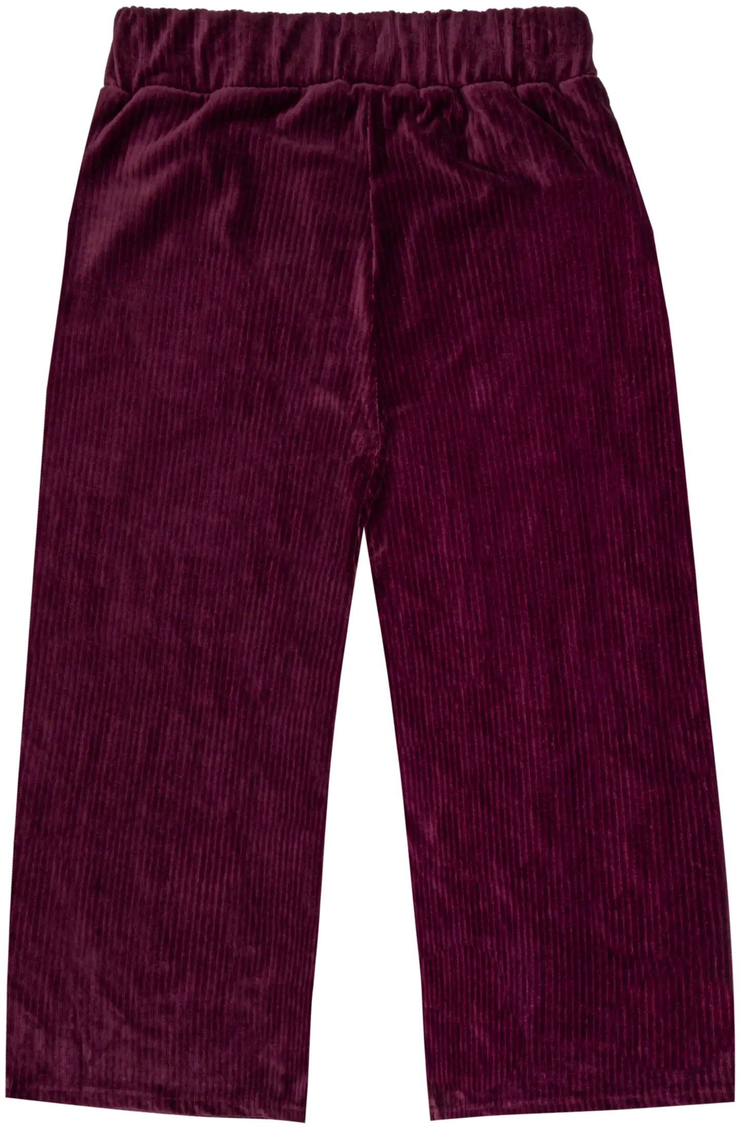 TEX naisten vakosamettihousut I997149 - burgundi - 2