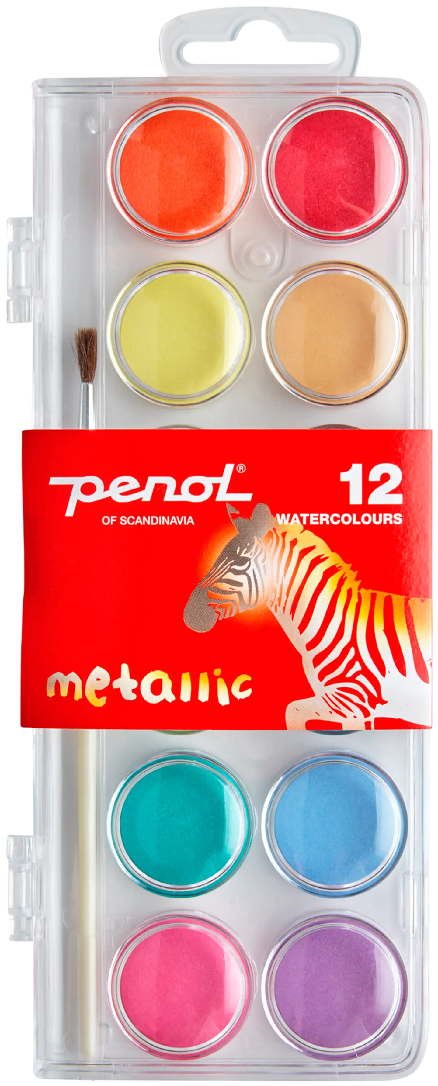 Penol vesivärit Metallic 12 väriä - 1