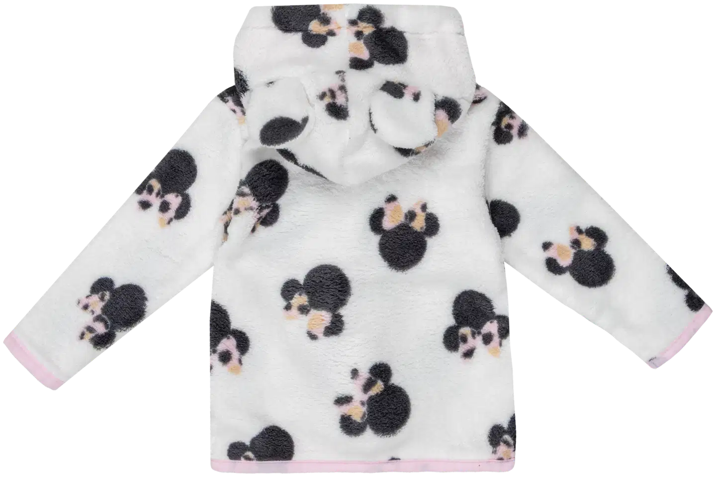 Disney vauvojen vetoketjullinen fleecehuppari Minni Hiiri ZH00001 - Valkoinen - 3