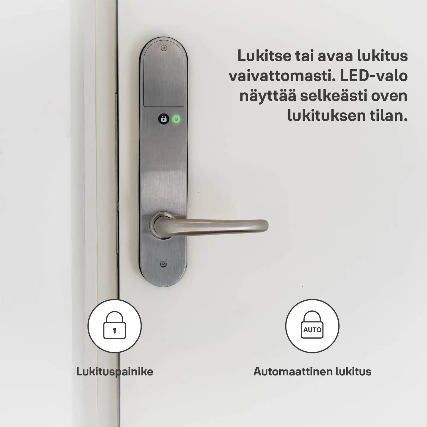 Yale Entrus harjattu teräs älylukko - 7