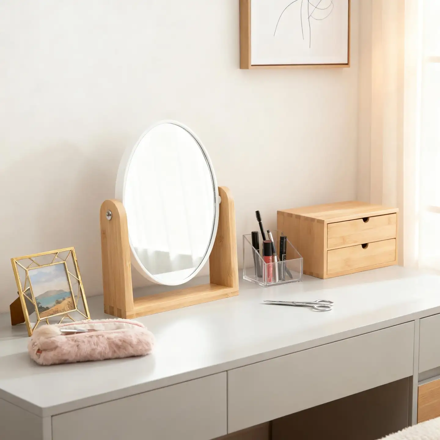 House 2-puoleinen peili pyöreä - 5