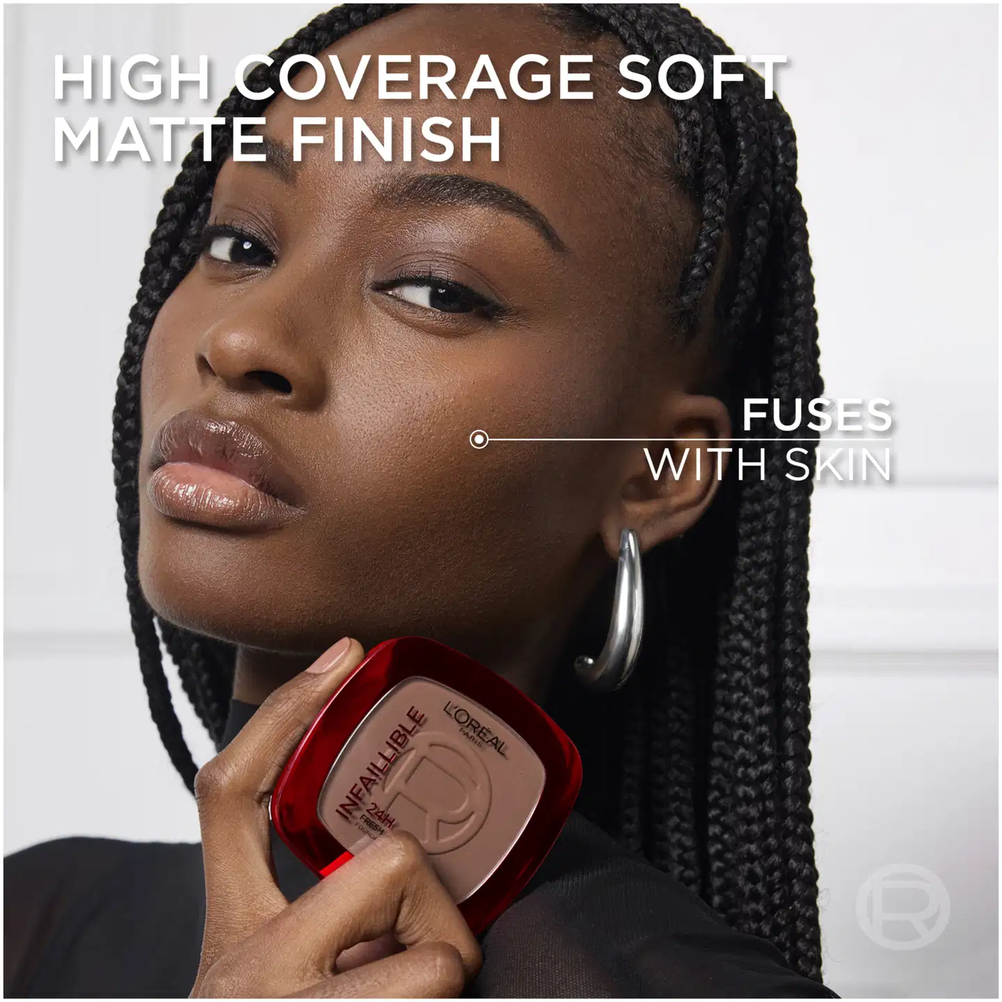 L'Oréal Paris Infaillible 24H Fresh Wear Foundation in a Powder  Cool Undertone 30 ml - 7