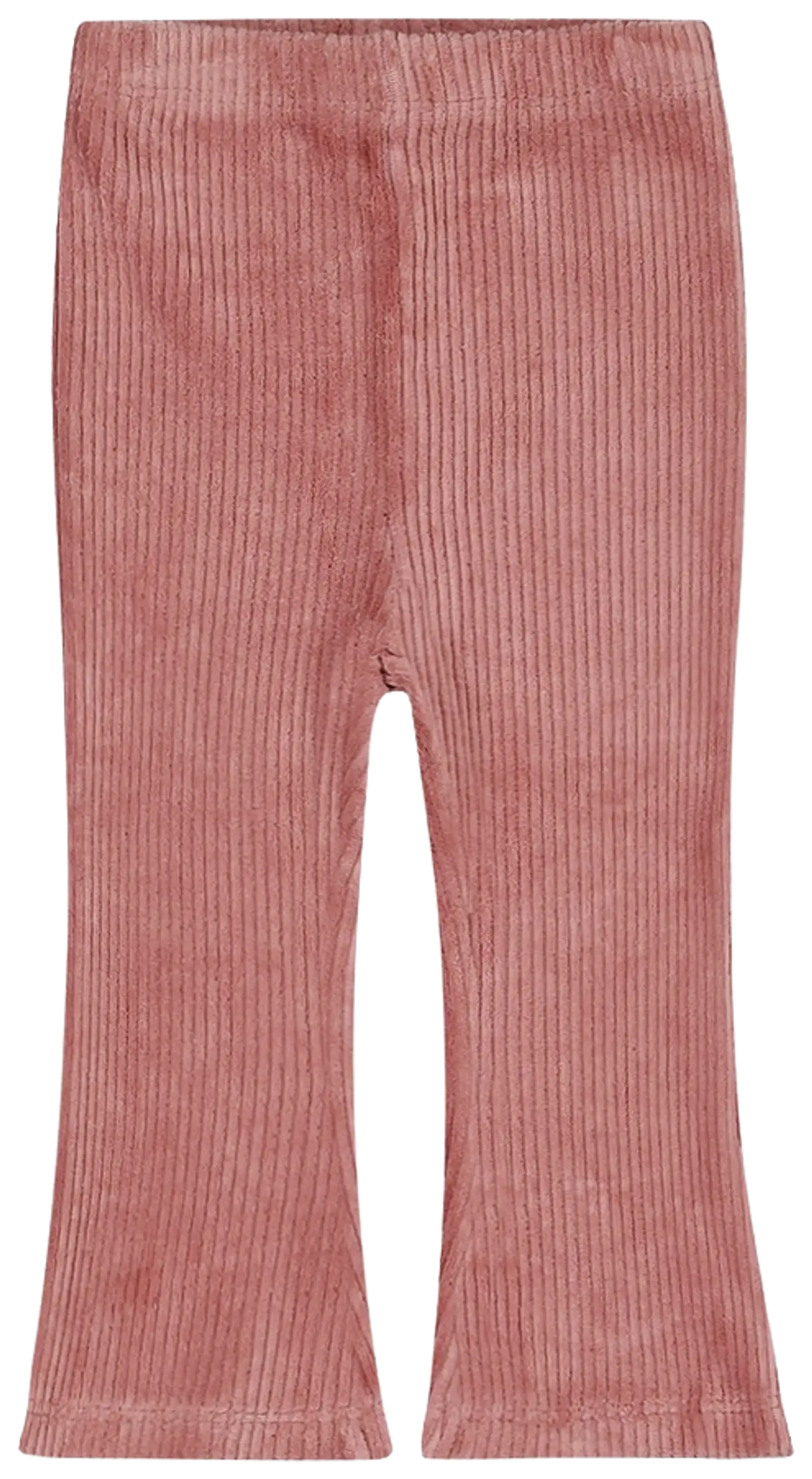 Dirkje lasten joustavat velourleggingsit, joissa levenevät lahkeet O56480 - Mauve - 1
