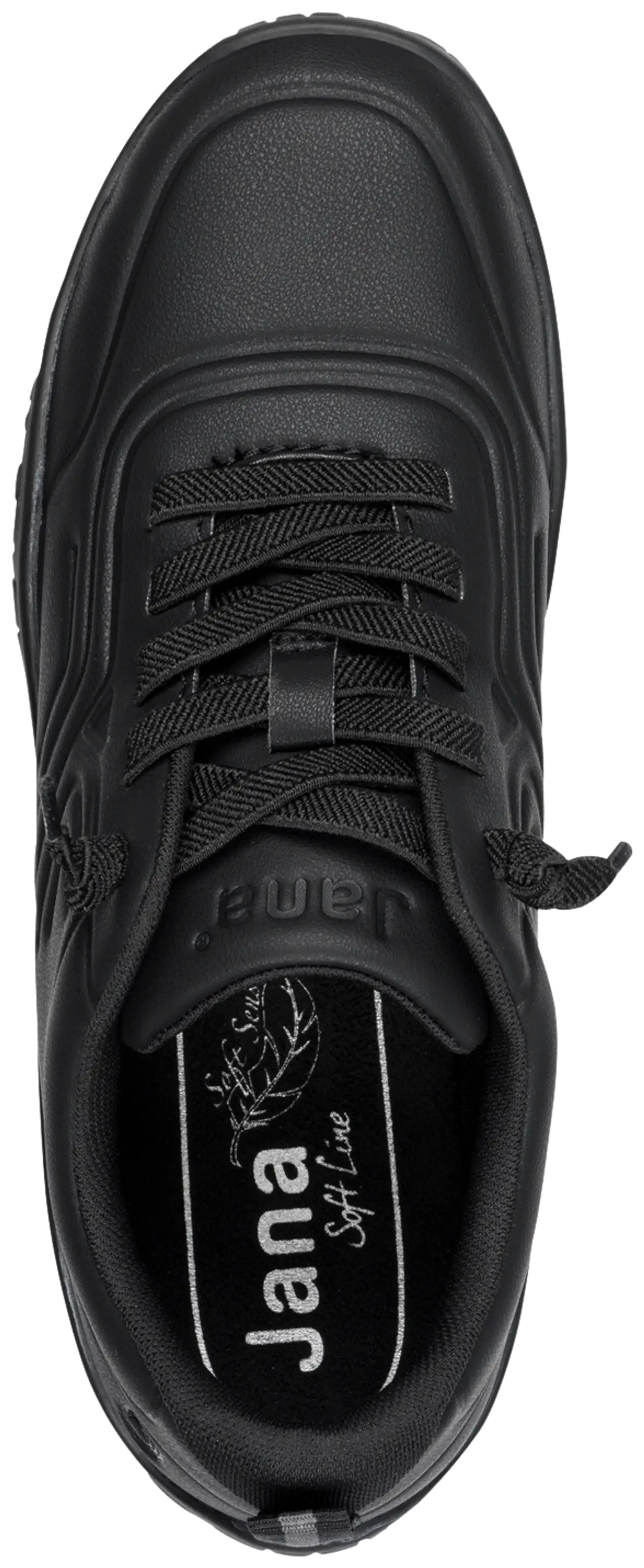 Jana shoes naisten paljasjalkakenkä 23787 - BLACK - 5