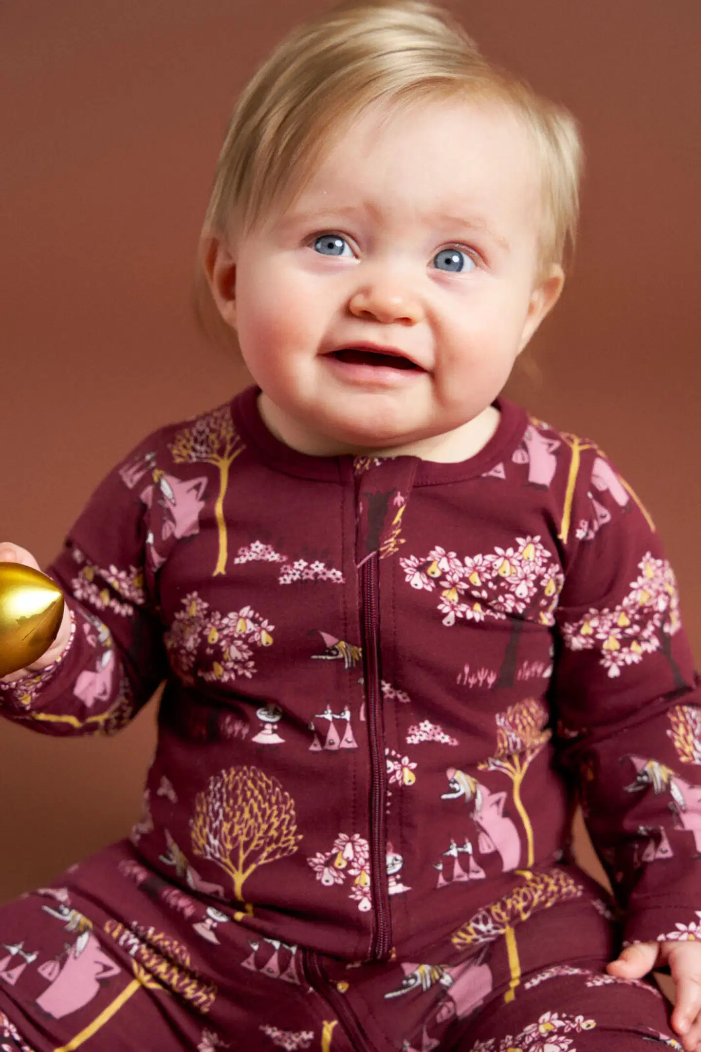 Muumi vauvojen pyjama Vilijonkka 593267 - burgundi - 7