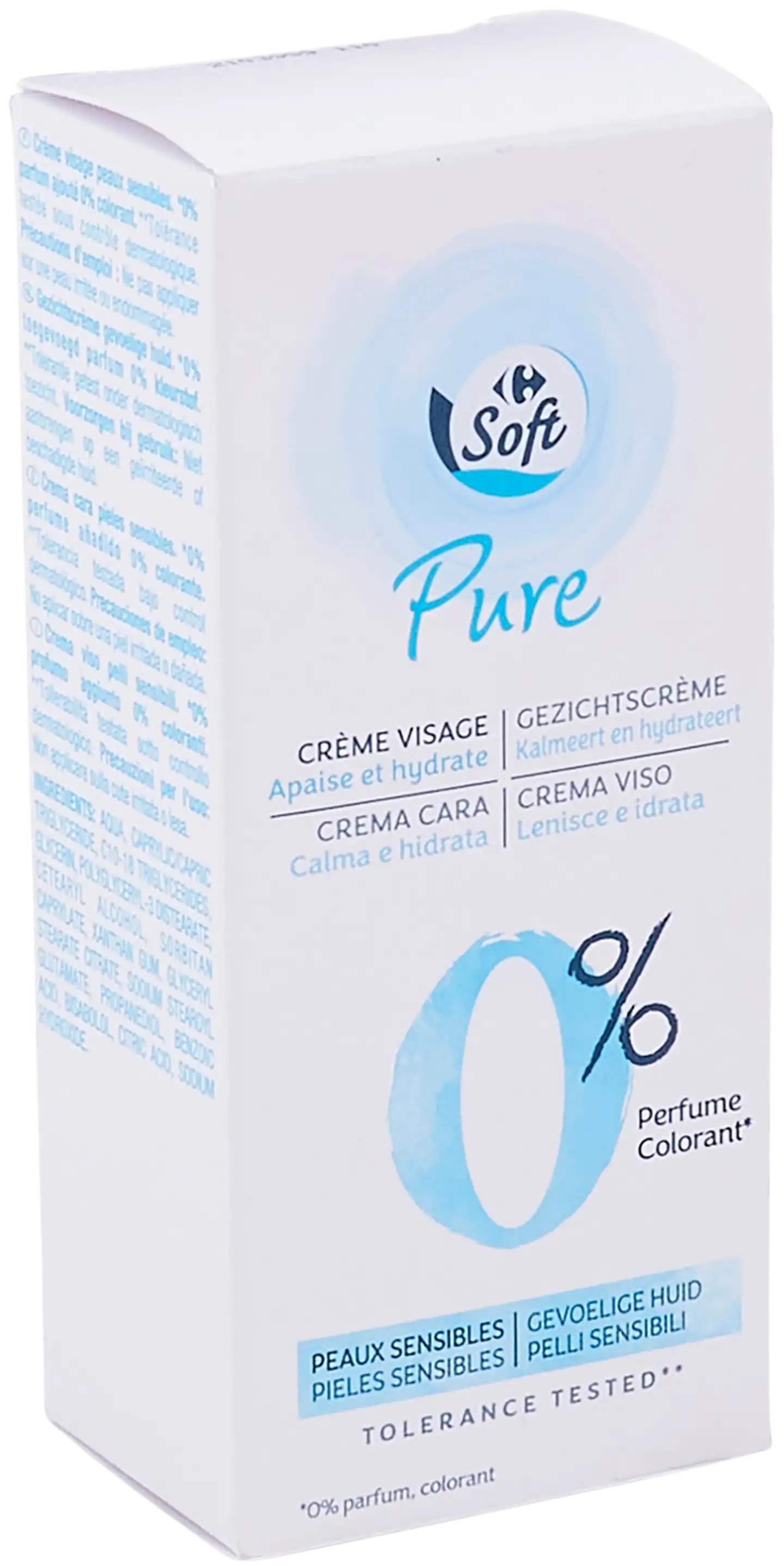 Carrefour Soft Pure face cream kasvovoide 50ml