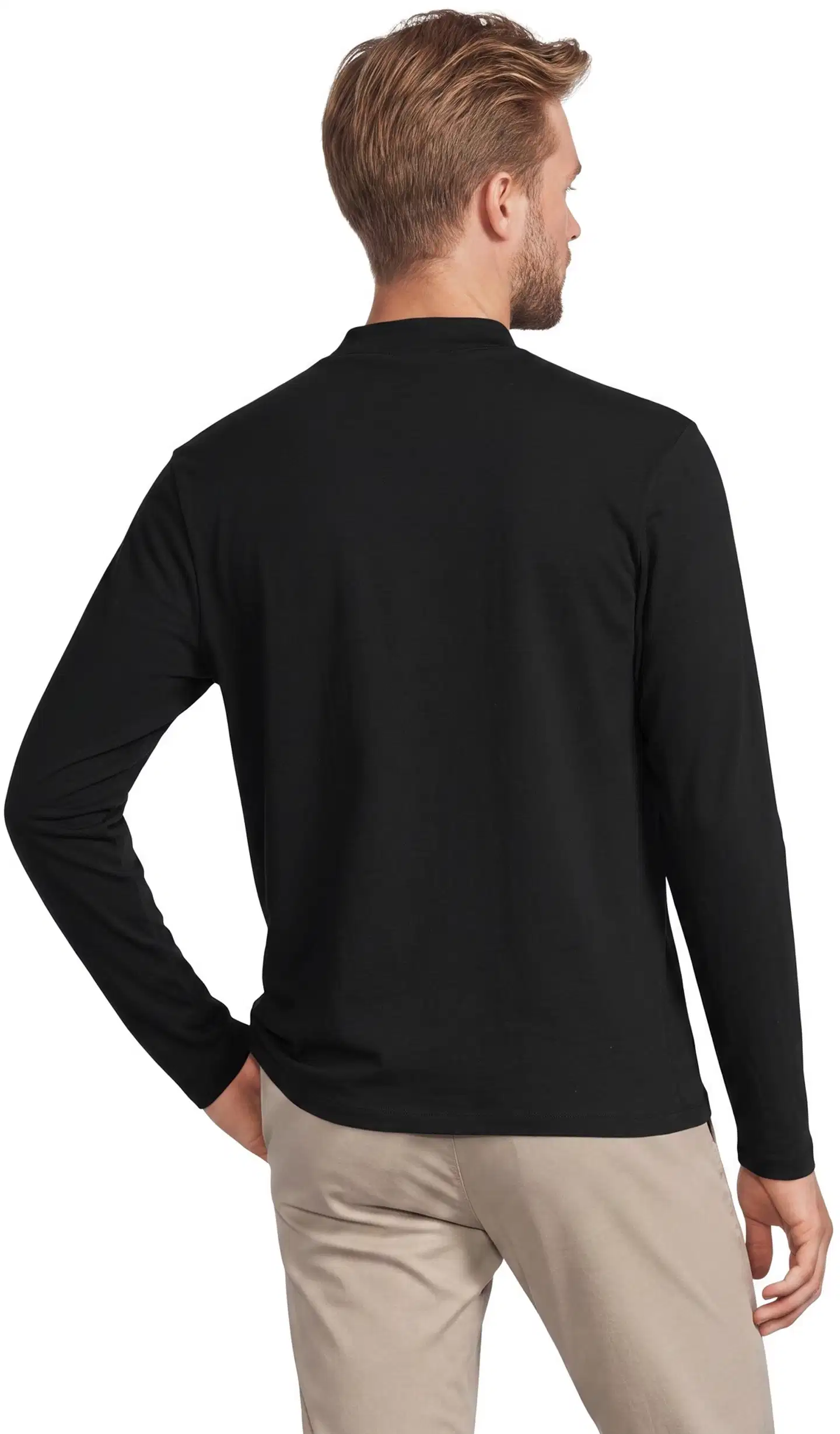 House miesten puolipoolo 195HNOS4 - Black - 3