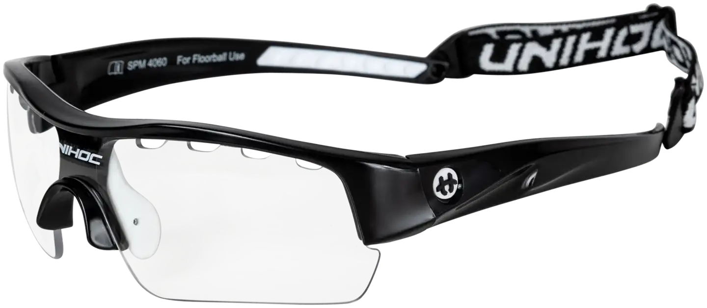 Unihoc Suojalasit Victory kids black/white