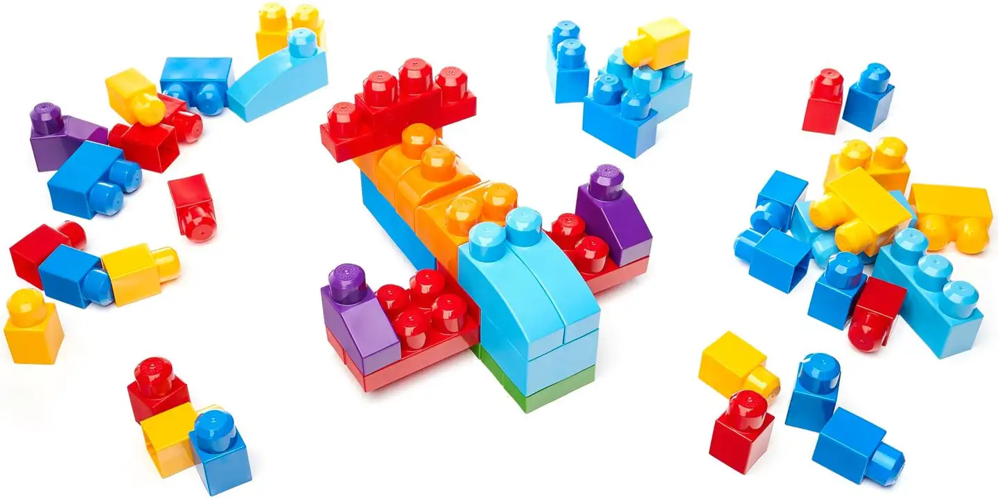 Mega Blocks puuhapalikat DCH55 sininen 60kpl - 3