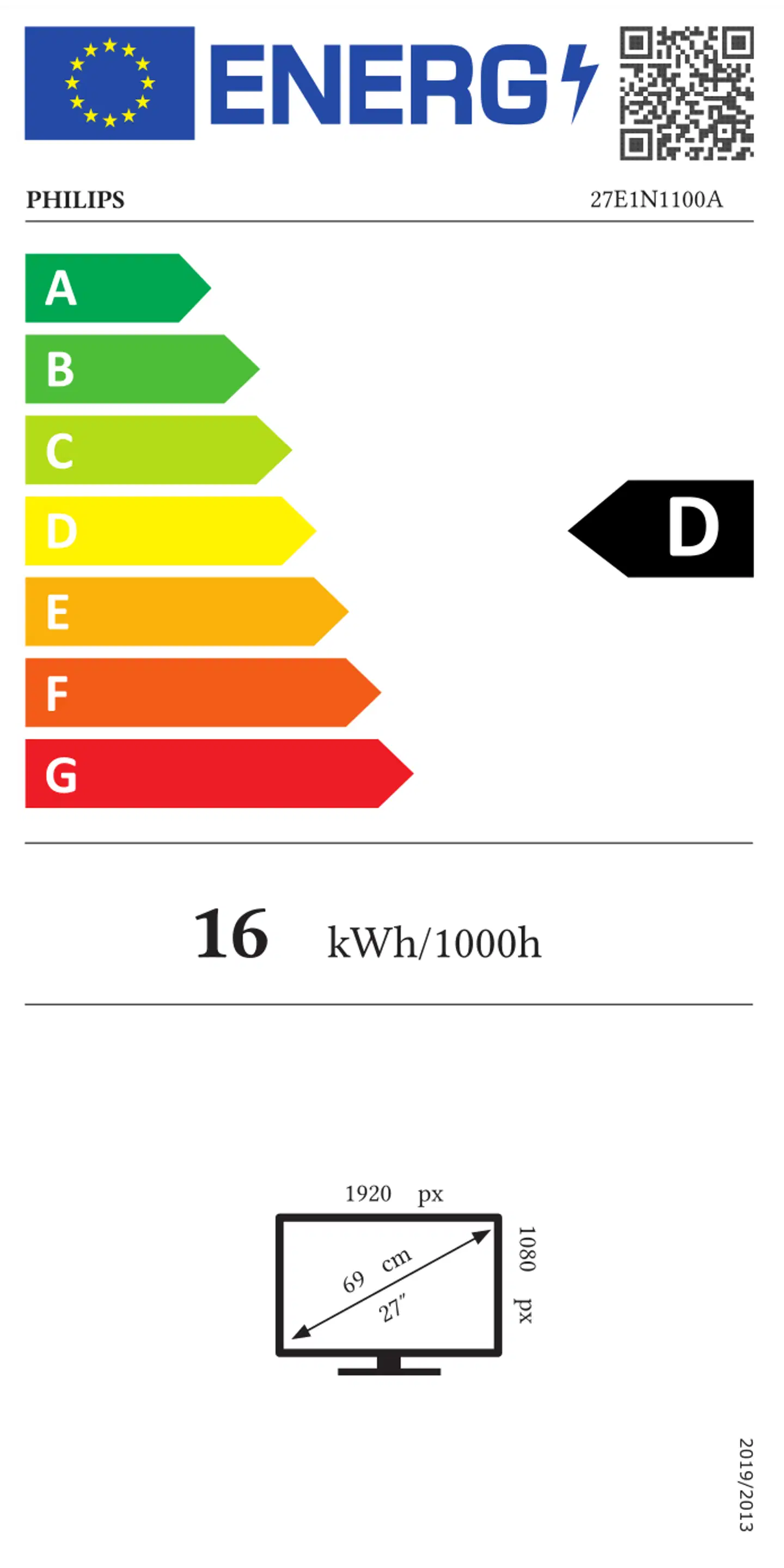 Philips näyttö 27" FHD IPS 100Hz HDMI - 3