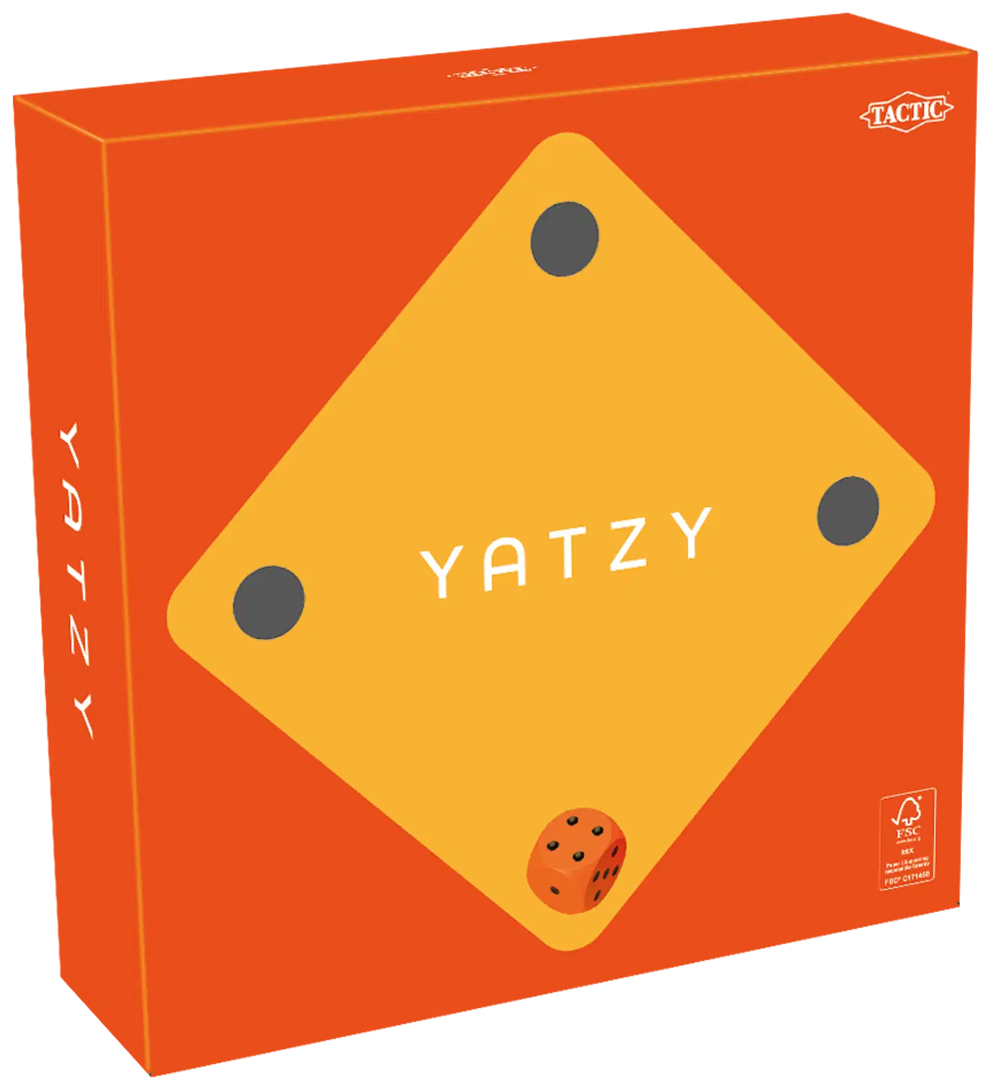 Tactic Noppapeli Yatzy Minimalist oranssi - 1