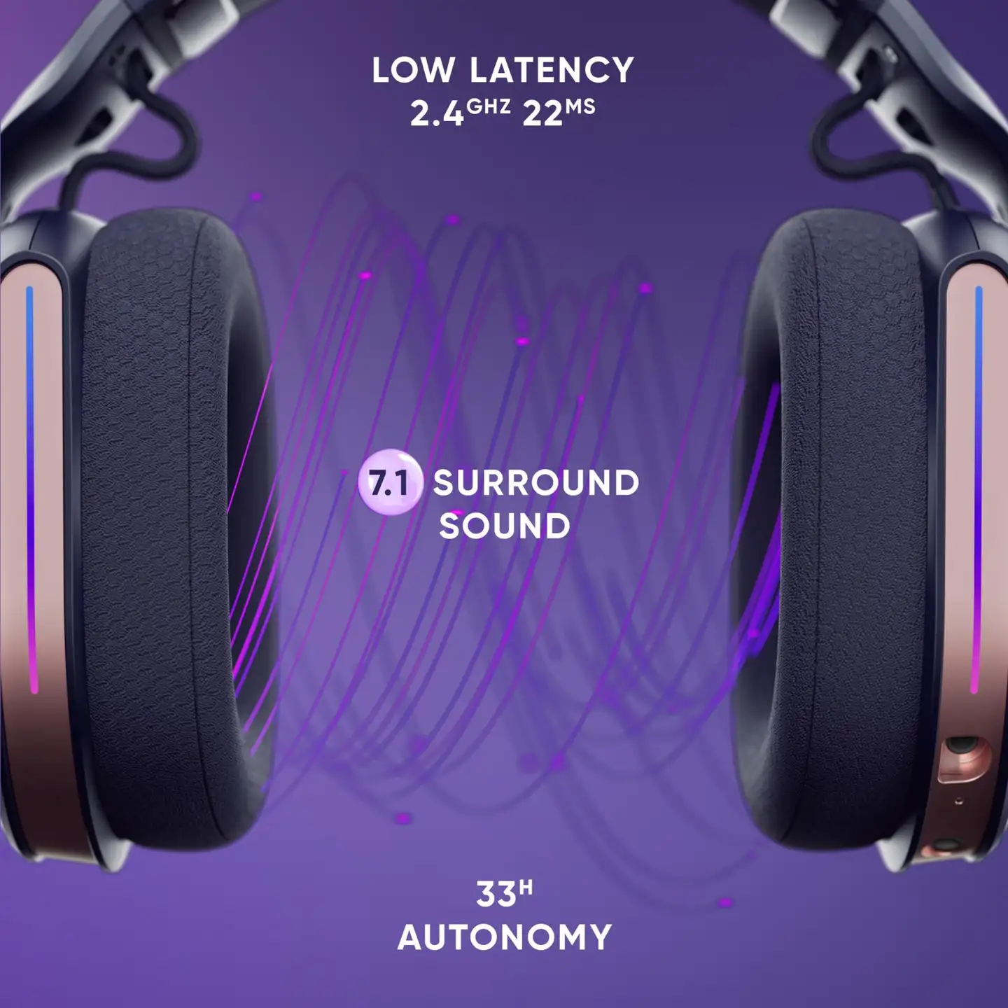 Oniverse Pelikuulokkeet Polaris langattomat navy sininen - 6