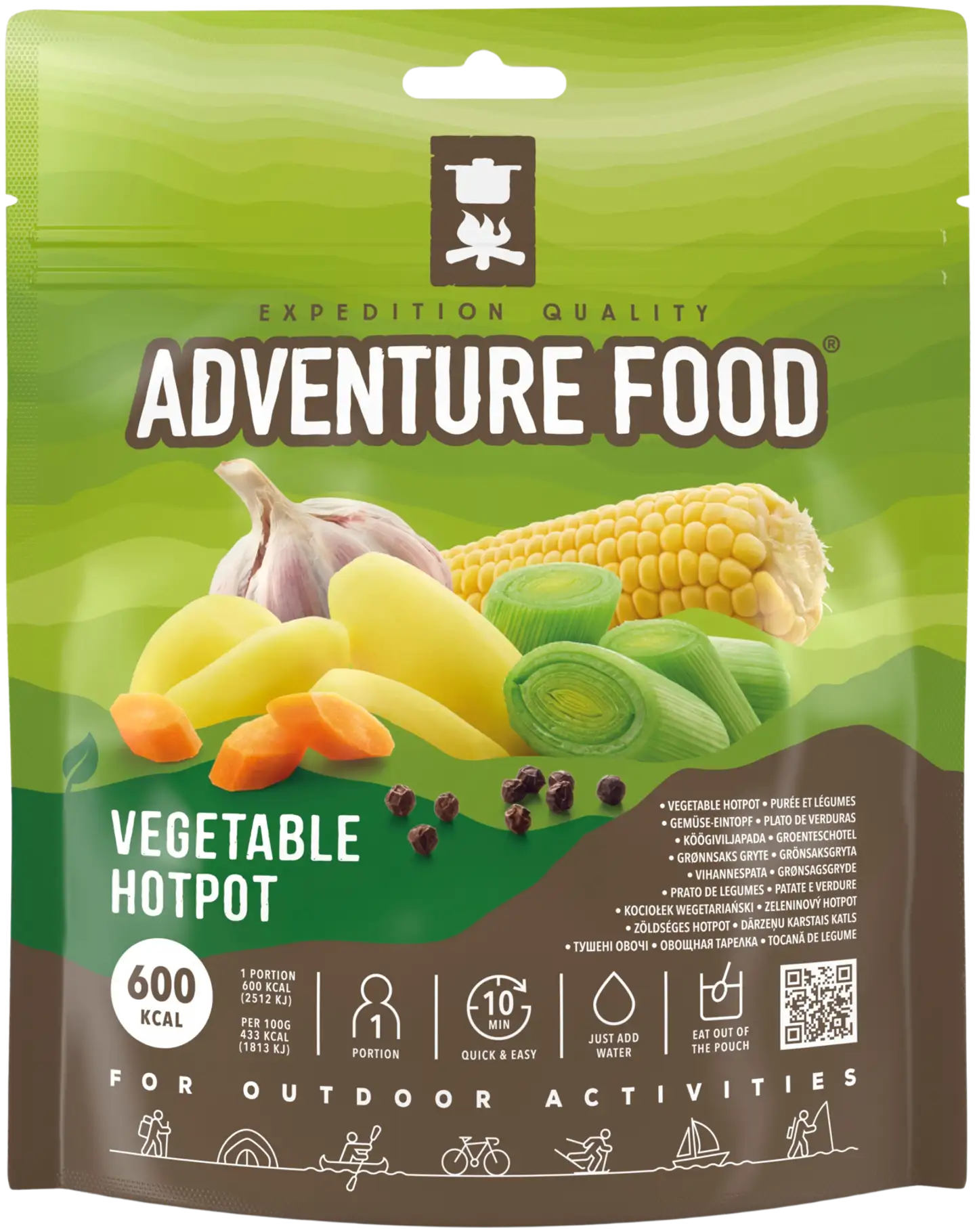 Adventure Food vihannespata, vegetable hotpot, 600 kcal - 1