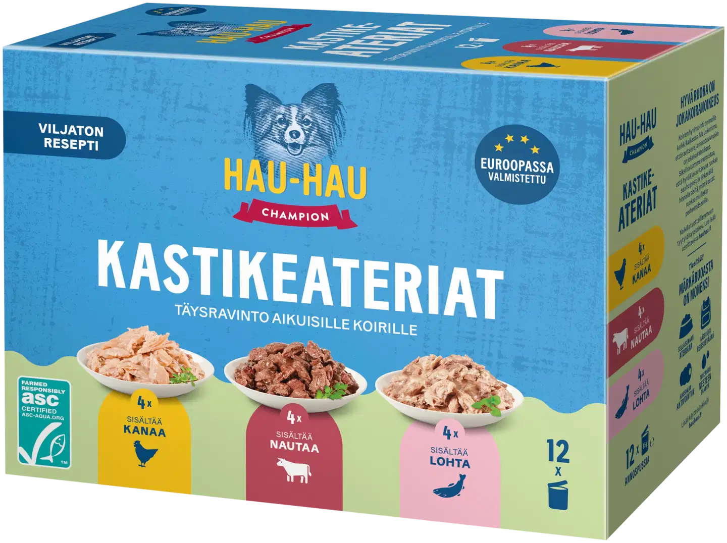 Hau-Hau Champion Kastikeaterialajitelma 12 x 85 g