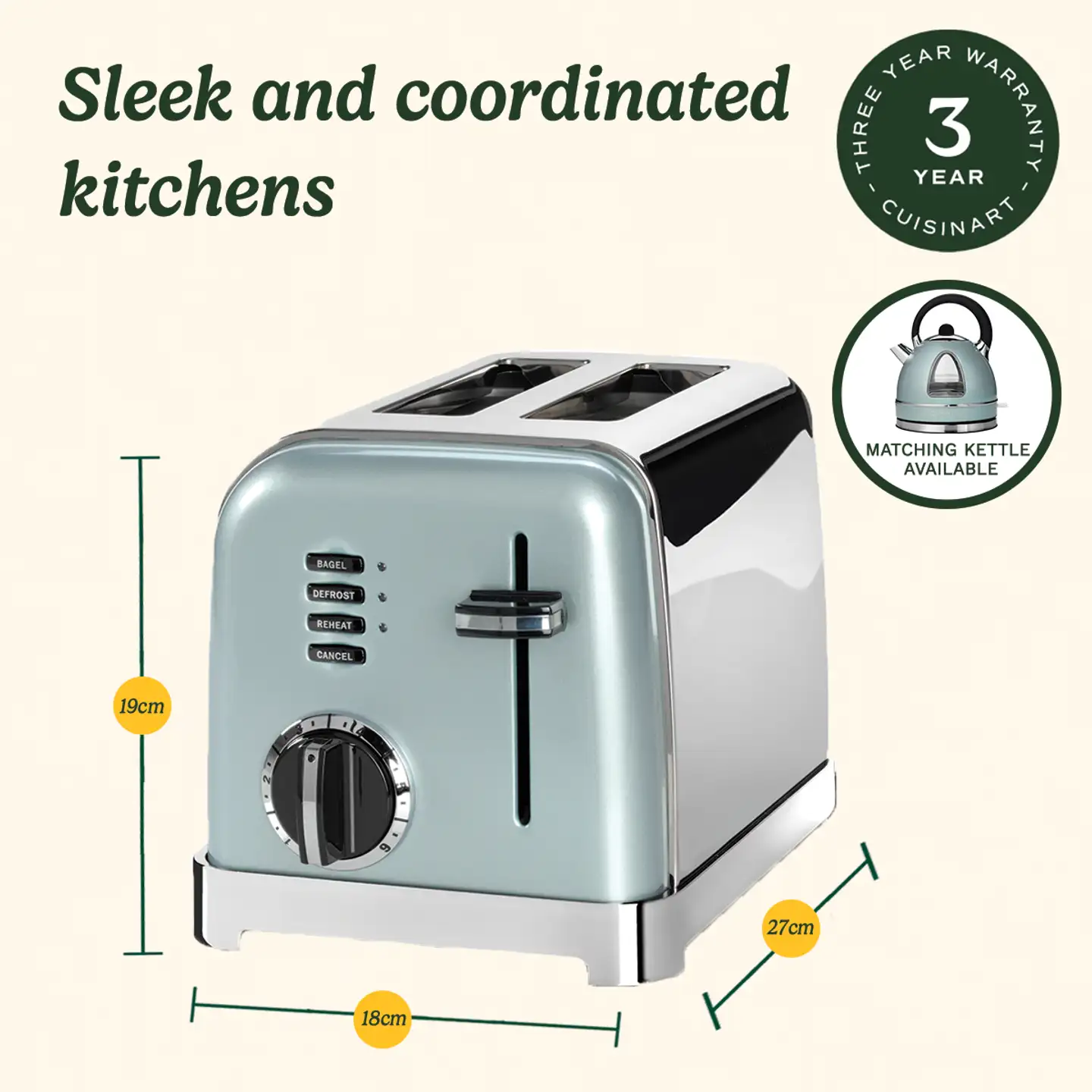 Cuisinart leivänpaahdin CPT160GE - 6