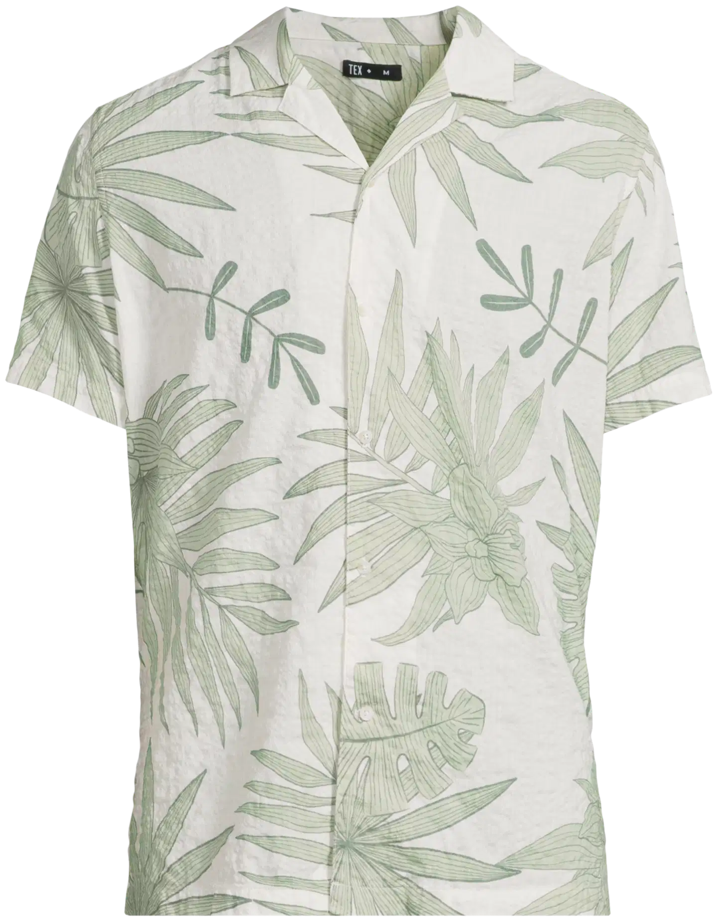 TEX miesten Hawaii-paita I274959 - Green - 2