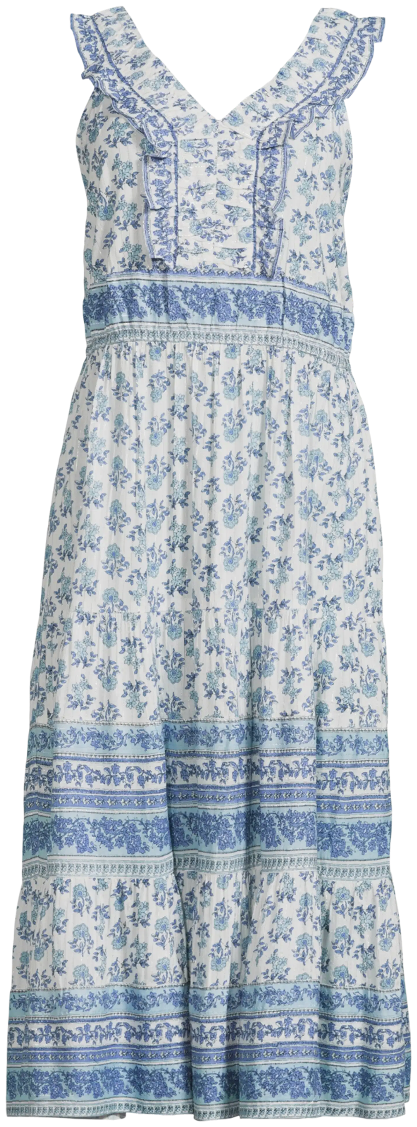 Margaux Riviera naisten mekko SDL-014 - Blue/white aop - 2
