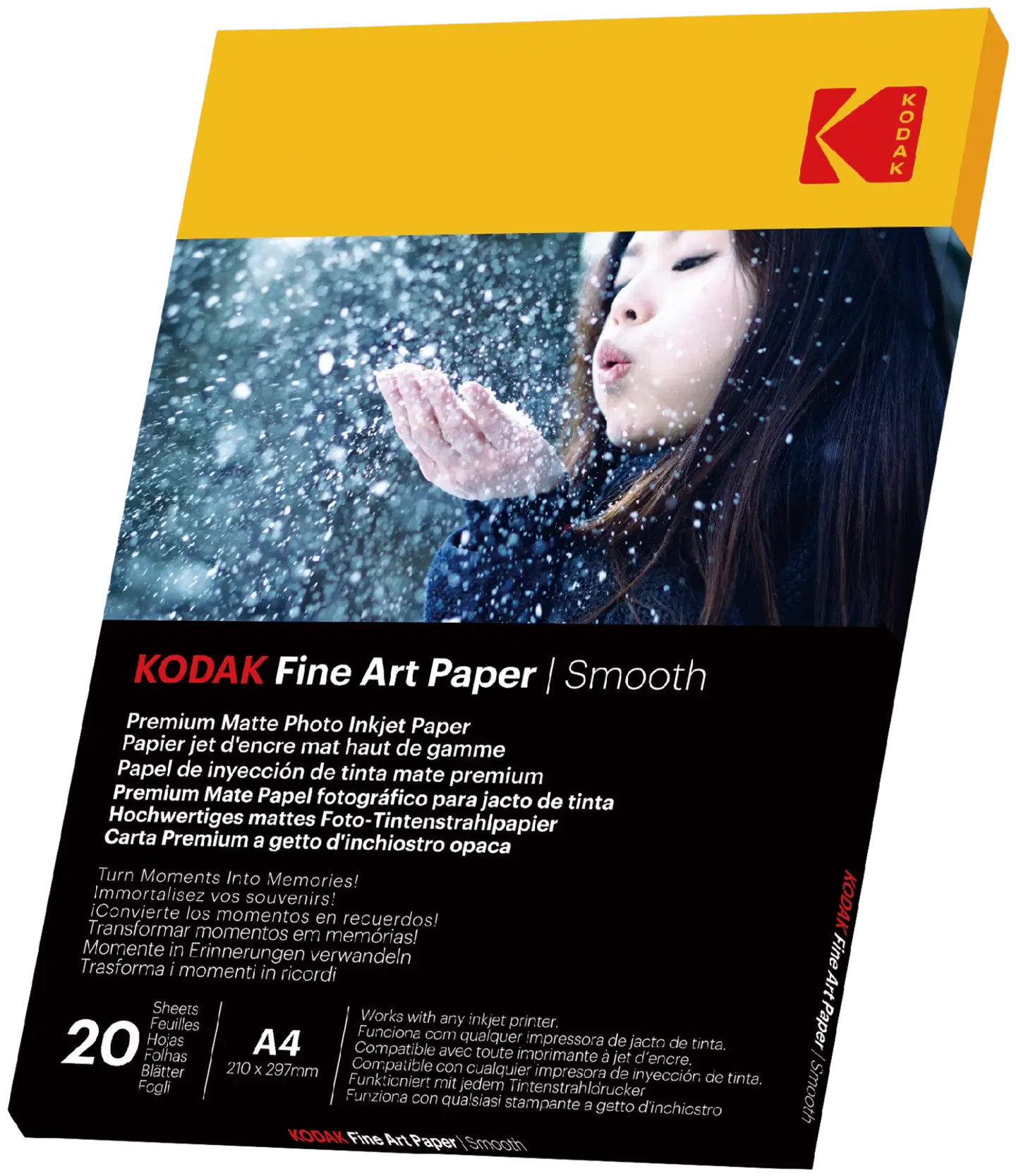 Kodak valokuvapaperi sileä matta 21 x 29,7 cm 230g/m² 20 arkkia