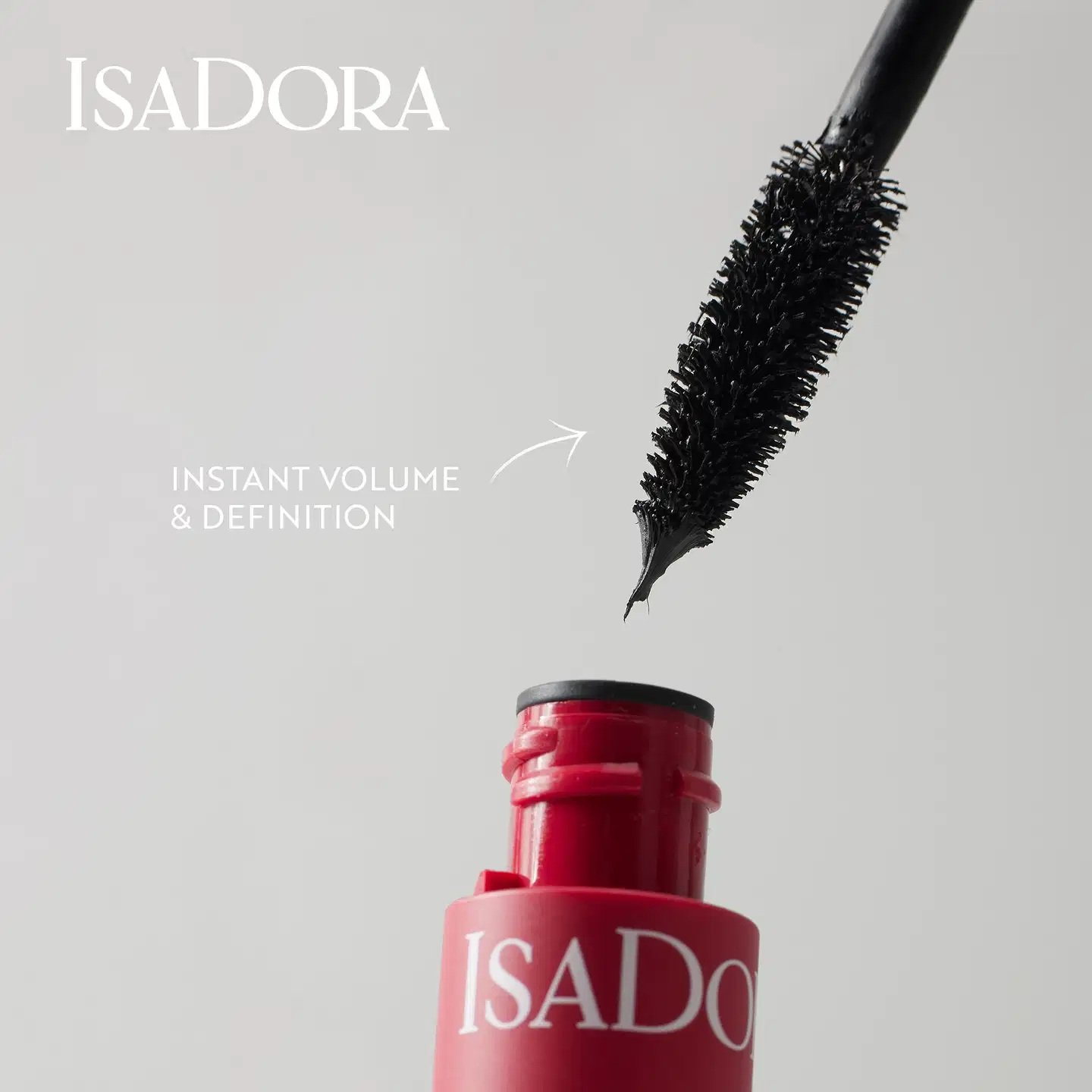 Isadora The Build Up Mascara Extra Volume 02 Dark Brown 10 ml - Dark Brown - 4
