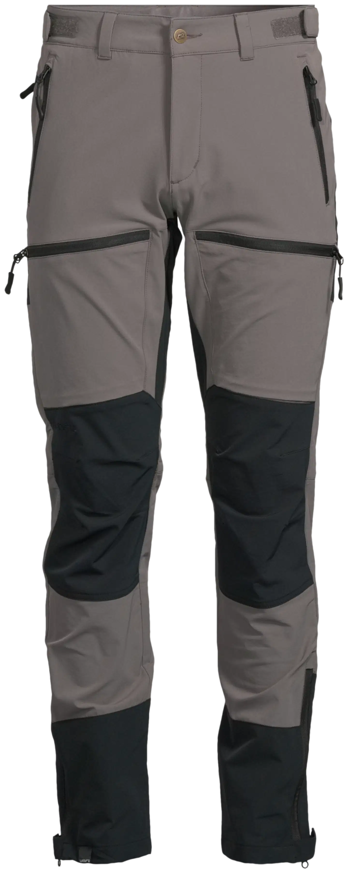 Luode12 miesten retkeily- ja ulkoiluhousut 204L112653 - dark dull gray - 2