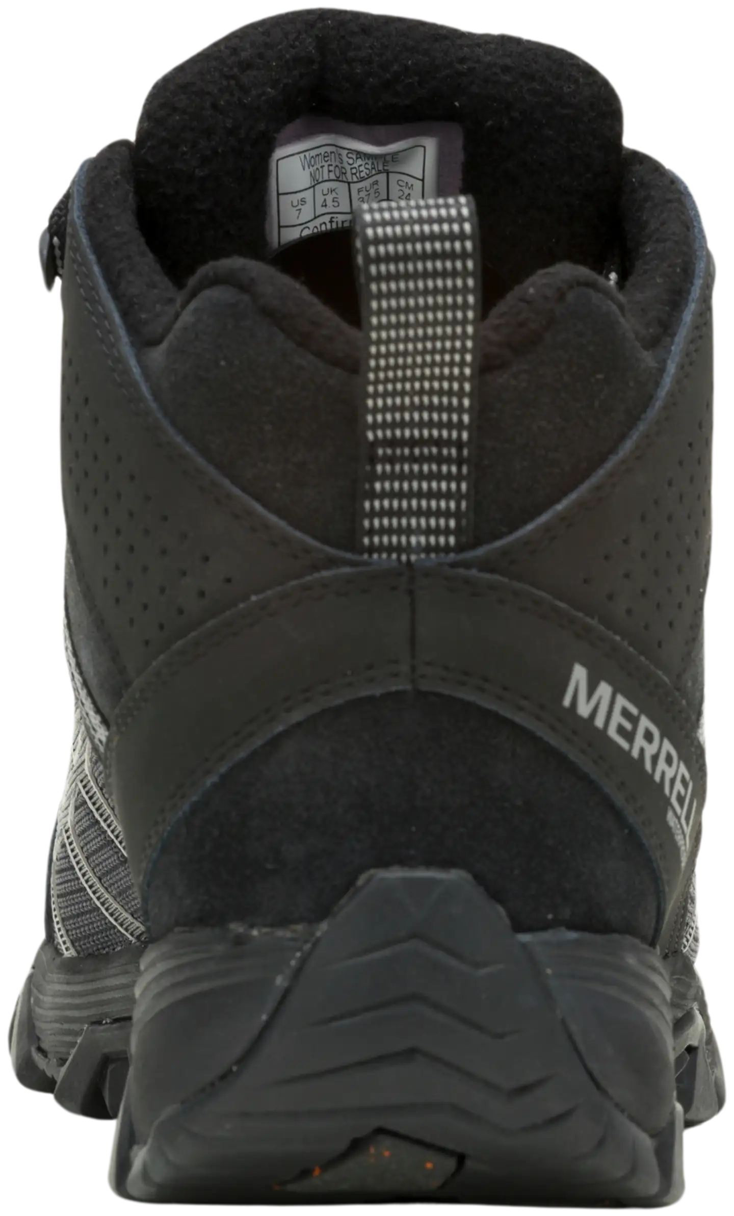 Merrell Moab FST 3 Thermo Mid WP naisten vedenpitävä pitopohjajalkine - BLACK/PALOMA - 3