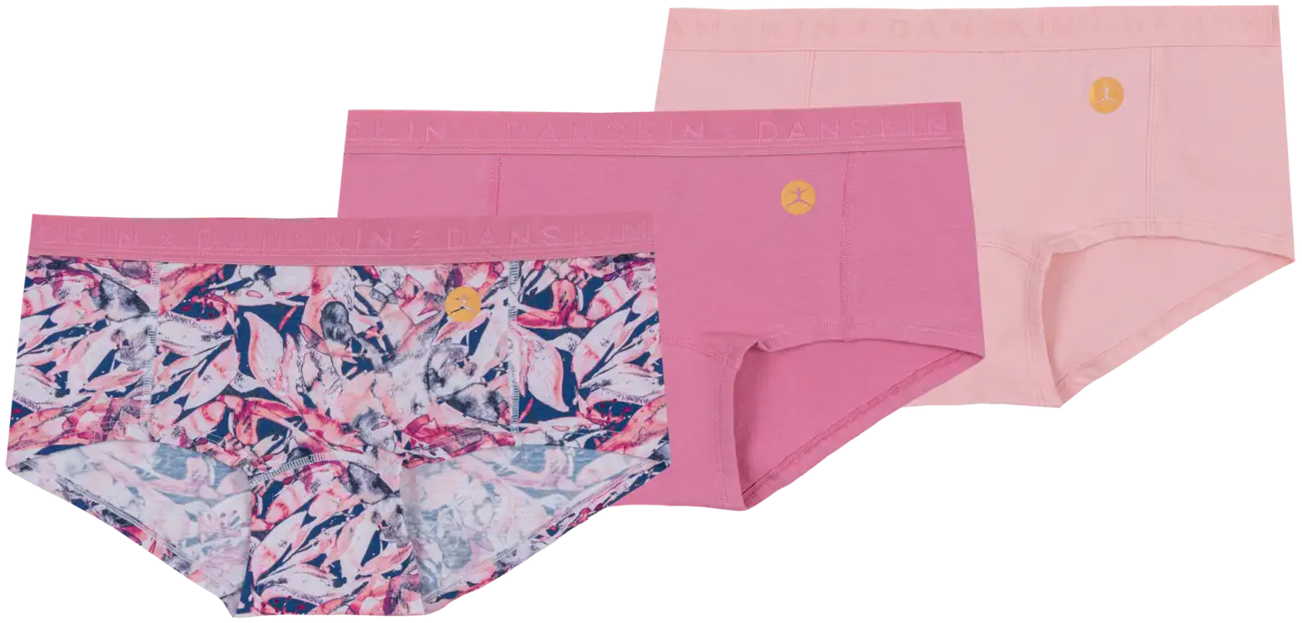 Danskin naisten hipsterit 210D082643 3-pack - Multicolor - 1