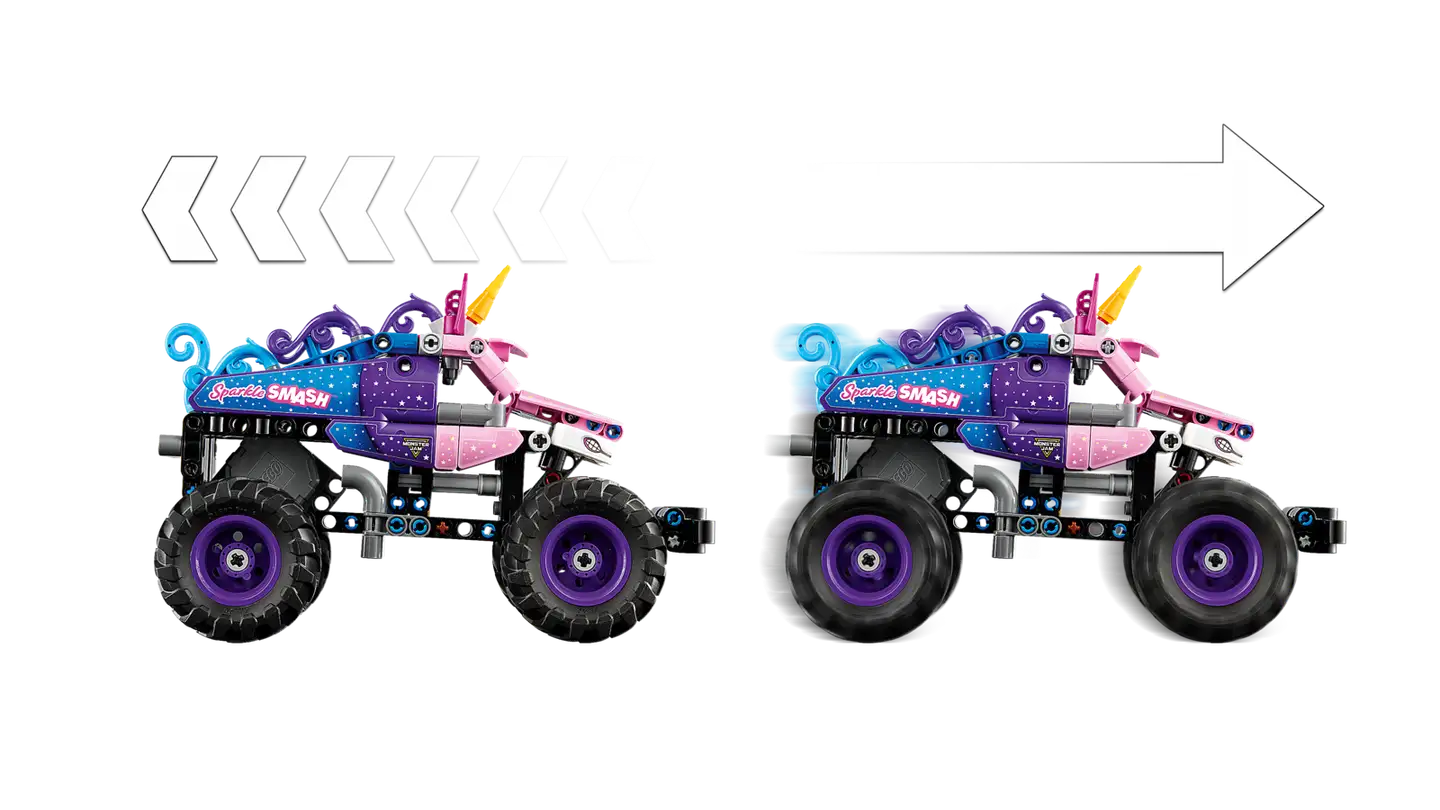 LEGO® Technic 42220 Monster Jam™ Sparkle Smash™ vetomoottorilla - 8