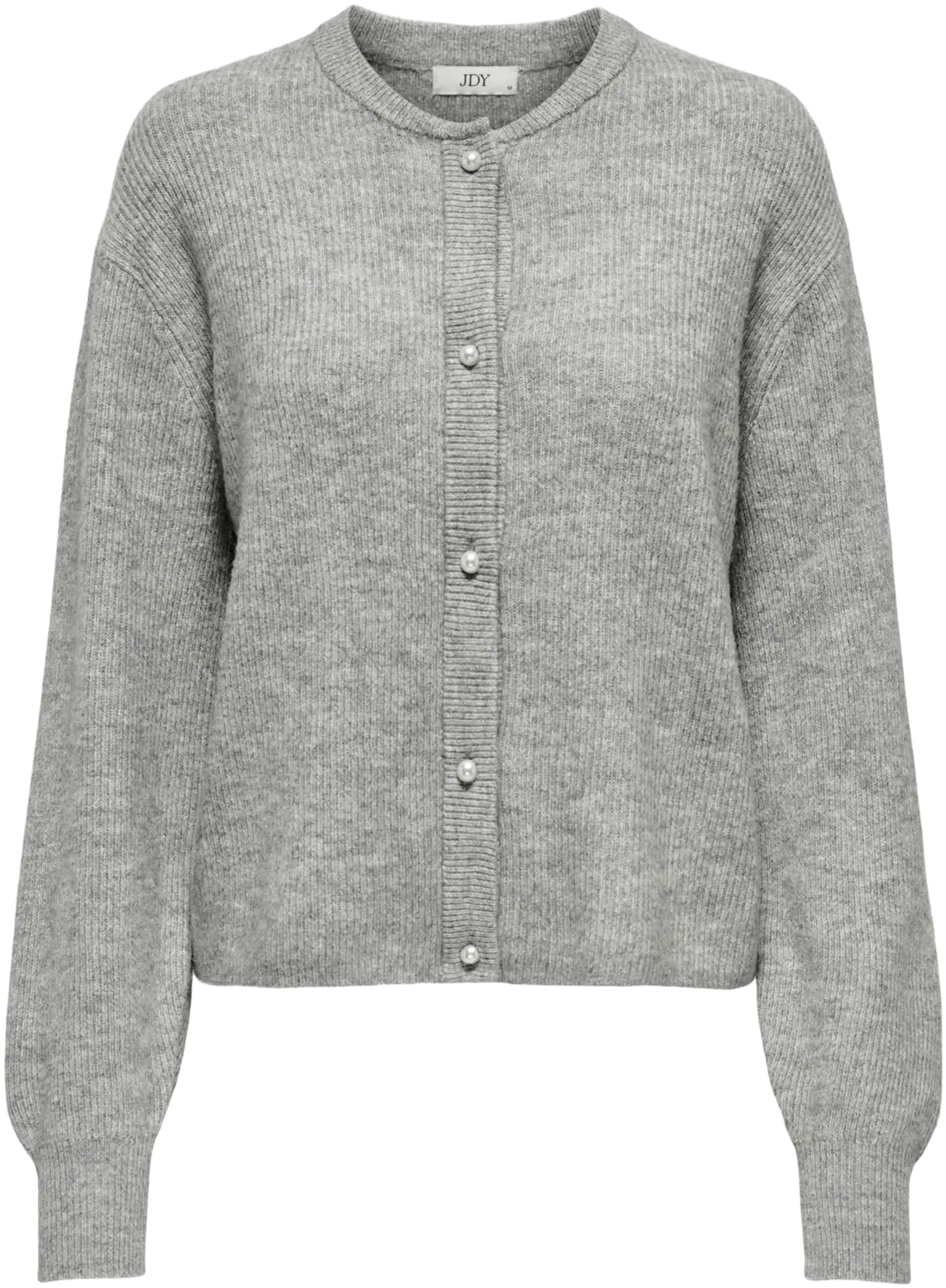 JDY naisten ajaton neule halminapituksella Jdylumi - Medium Grey Melange - 1