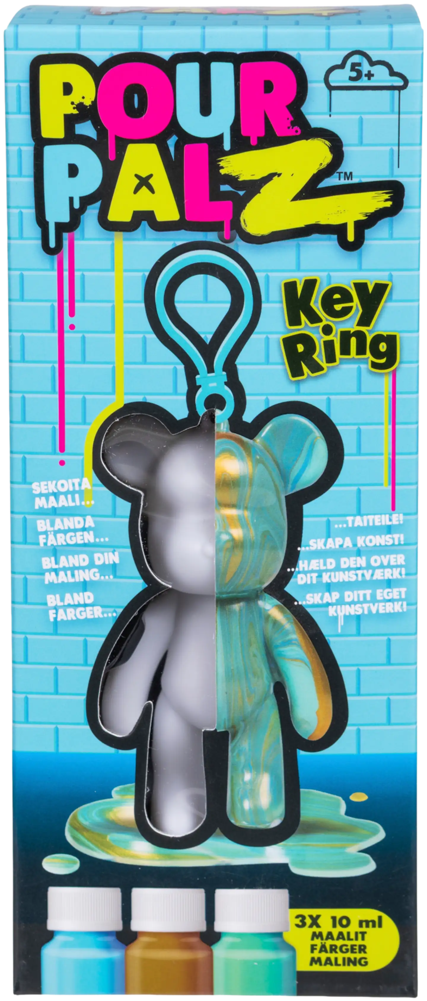 Pour Palz askartelusetti maalaa karhu koukulla lajitelma - 8