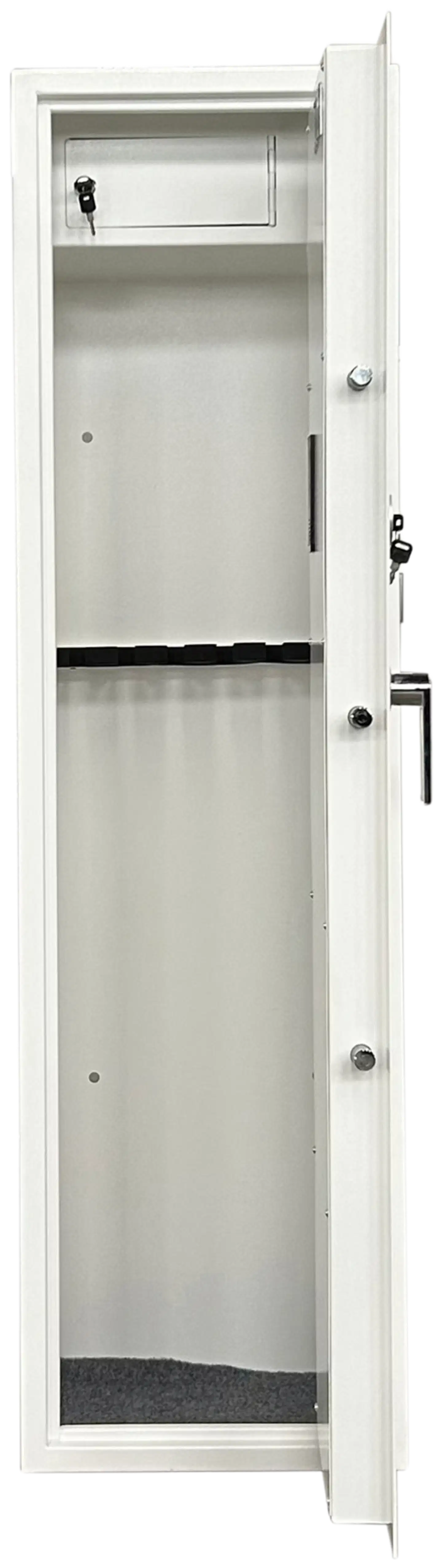 Trekker Asekaappi 6-asetta AS600 v2, digitaalilukolla, Valkoinen - 2