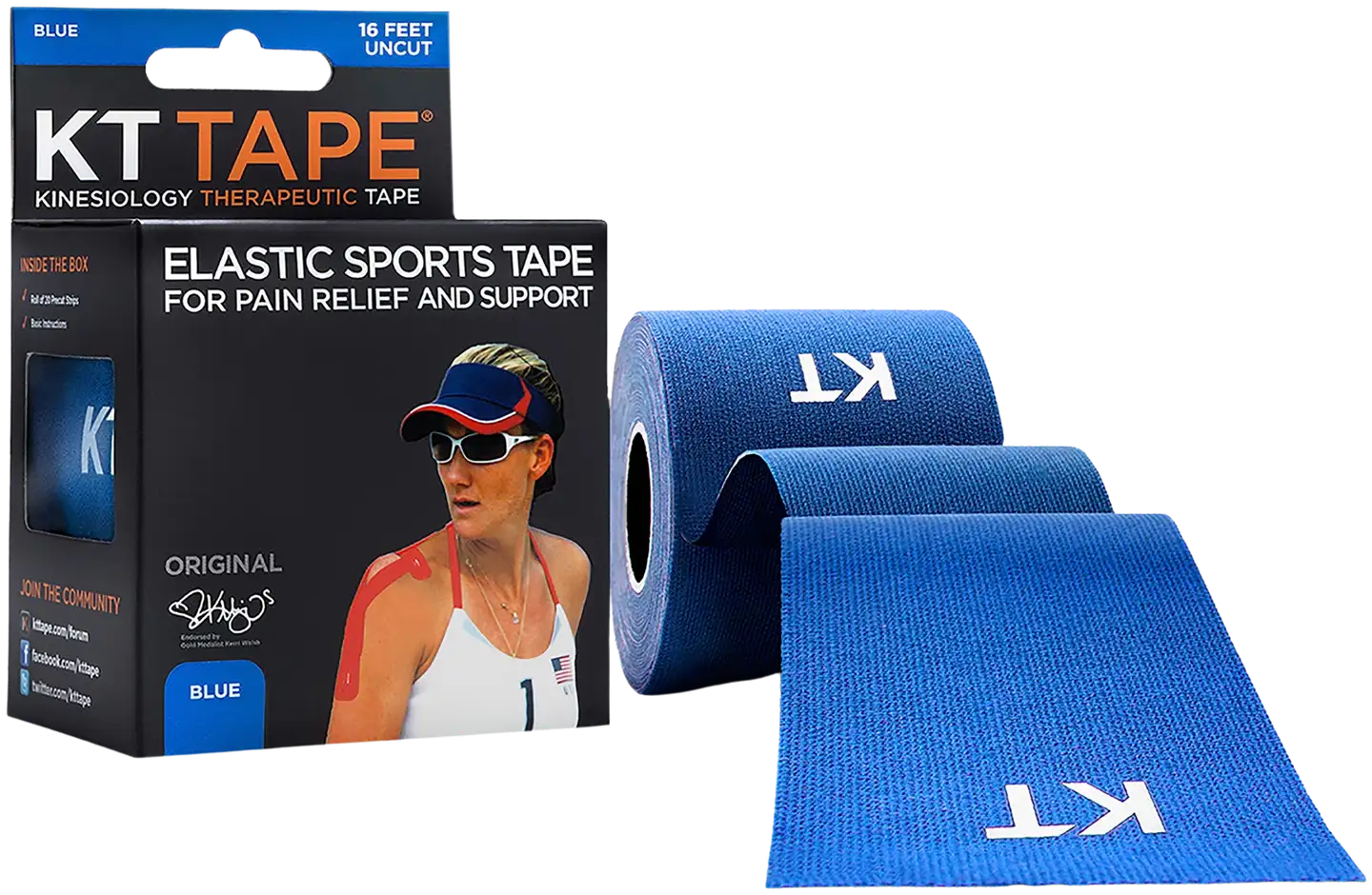 KT-Tape Original kinesioteippi 5m, sininen