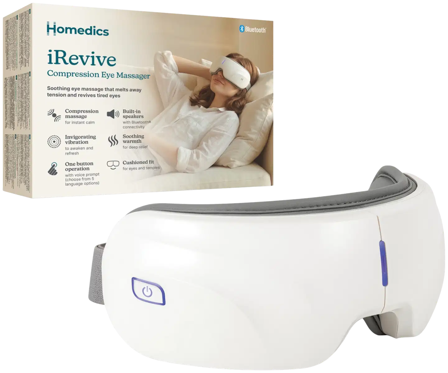 HoMedics SPE-330H-WW kompressiosilmähierontalaite - 2