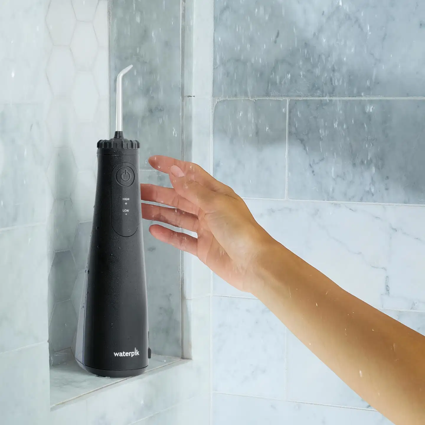 Waterpik WF-26 Cordless Plus Black langaton hammasvälisuihku - 8