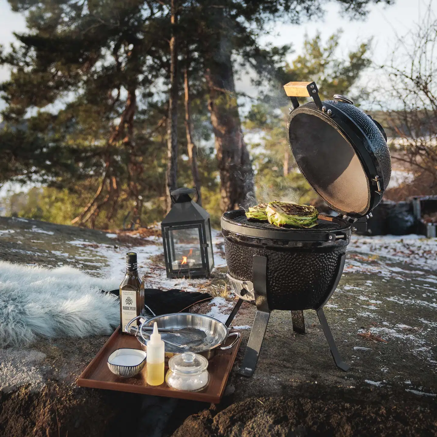 Kamado Sumo Classic Mini hiiligrilli - musta - 12