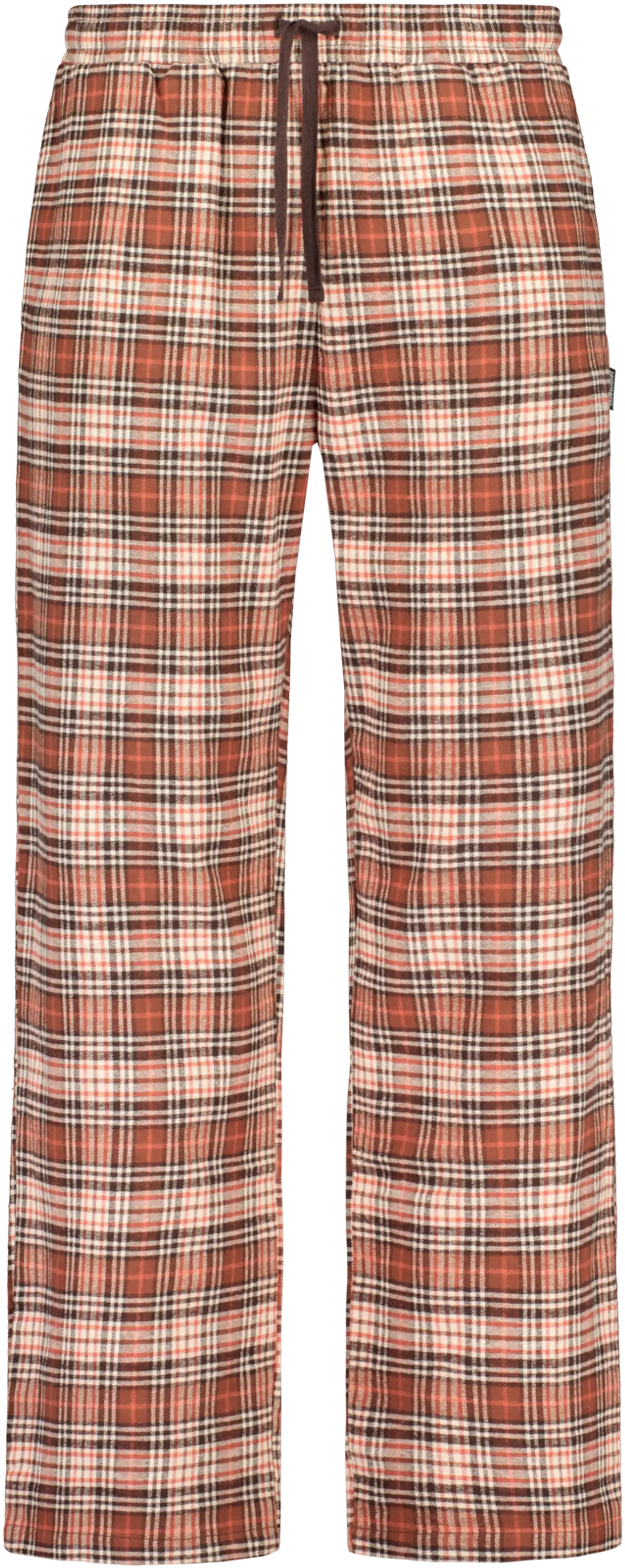 Reino&Aino miesten flanellipyjama Reino - Brown - 3