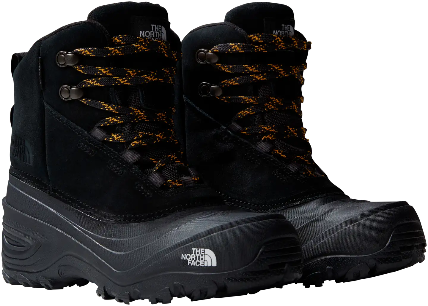 The North Face lasten vedenpitävä talvijalkine Y Chilkat V Lace WP - TNF BLACK/TNF BLACK - 4