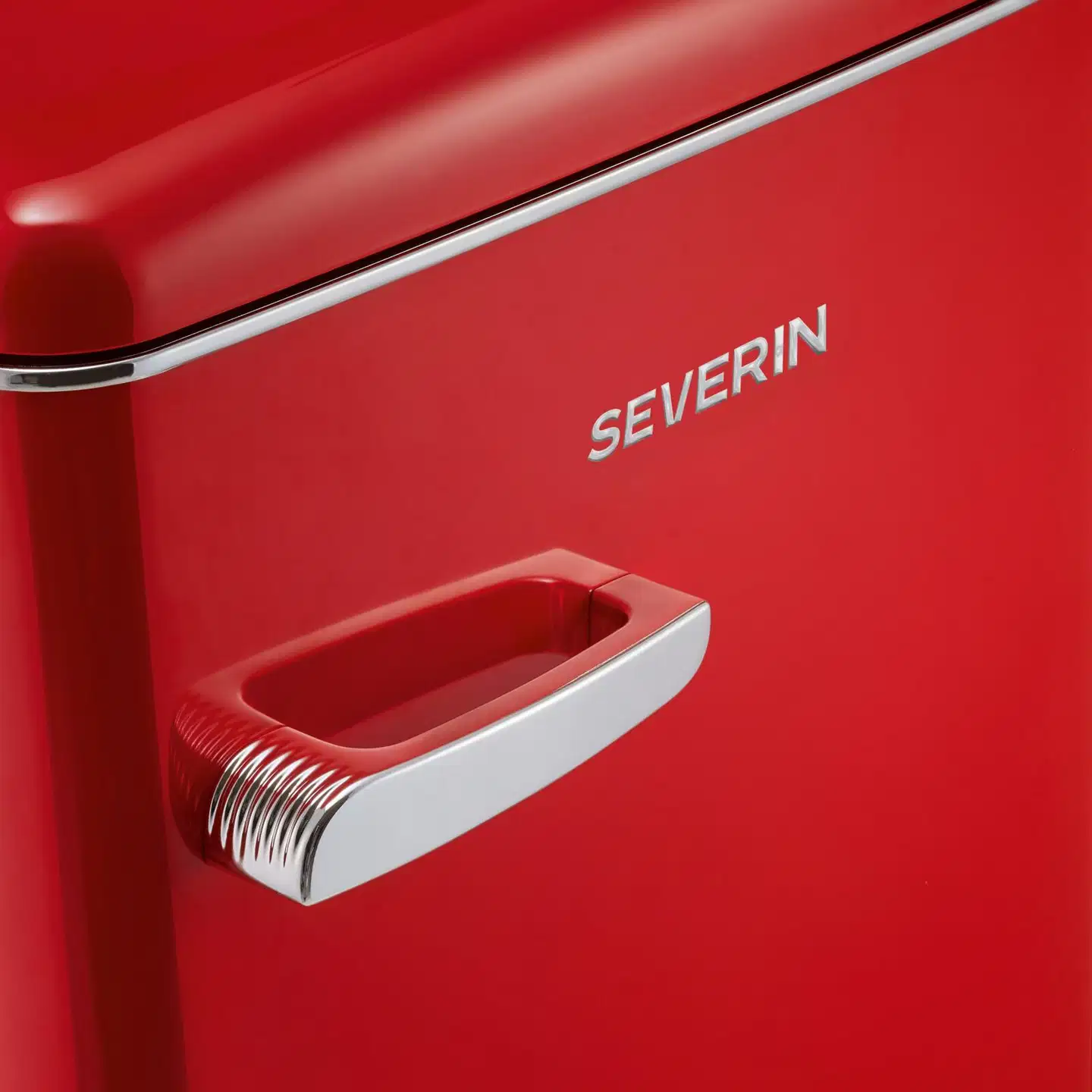 Severin jenkkikaappi retro RKG8944, 162L+44L, punainen - 3
