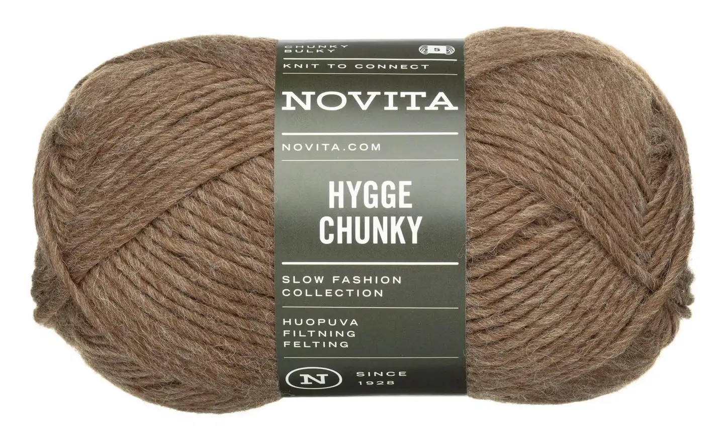 Novita lanka Hygge Chunky 100 g metsäsieni 068 - 1