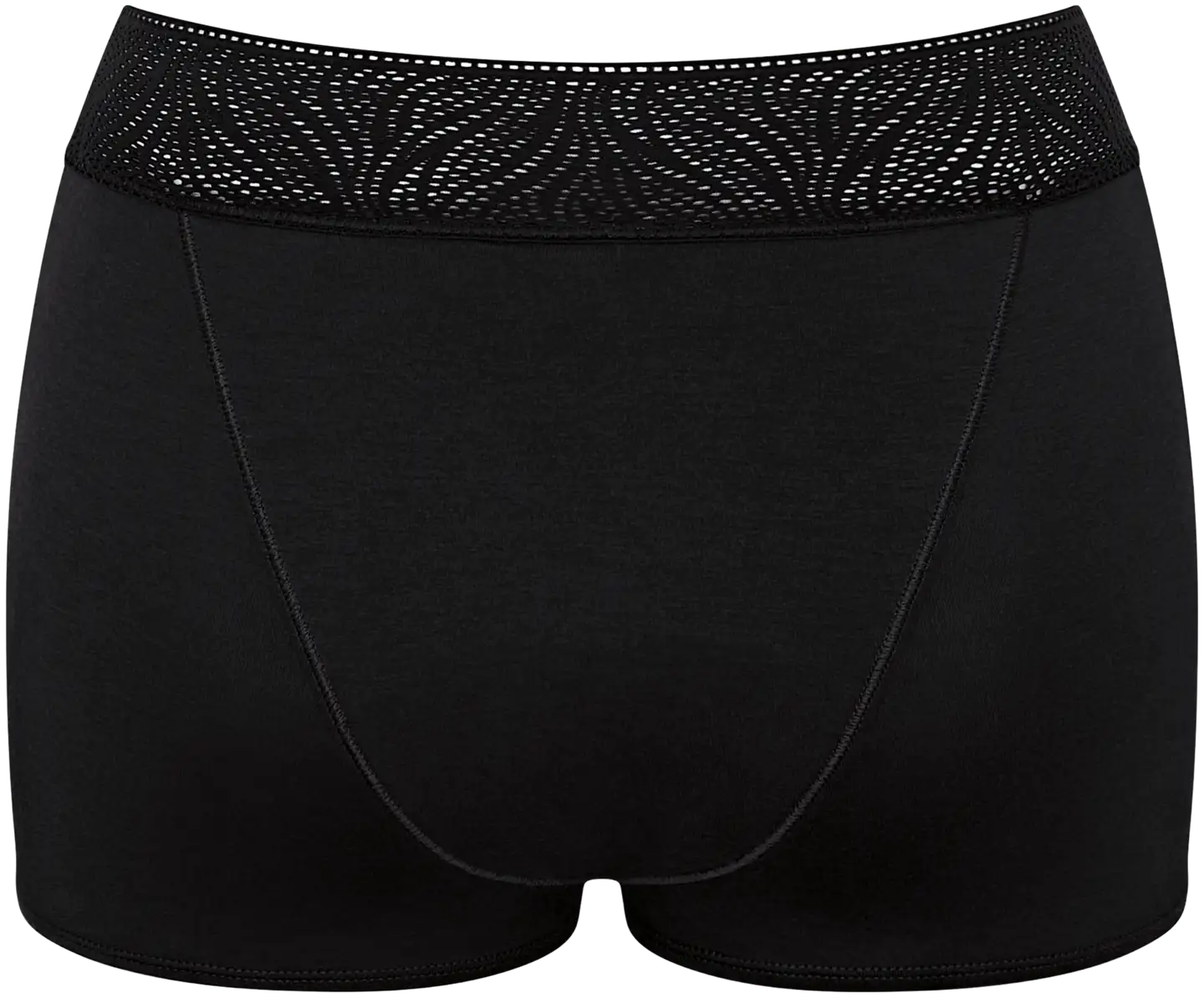 Sloggi naisten short-malliset kuukautishousut medium - BLACK - 2