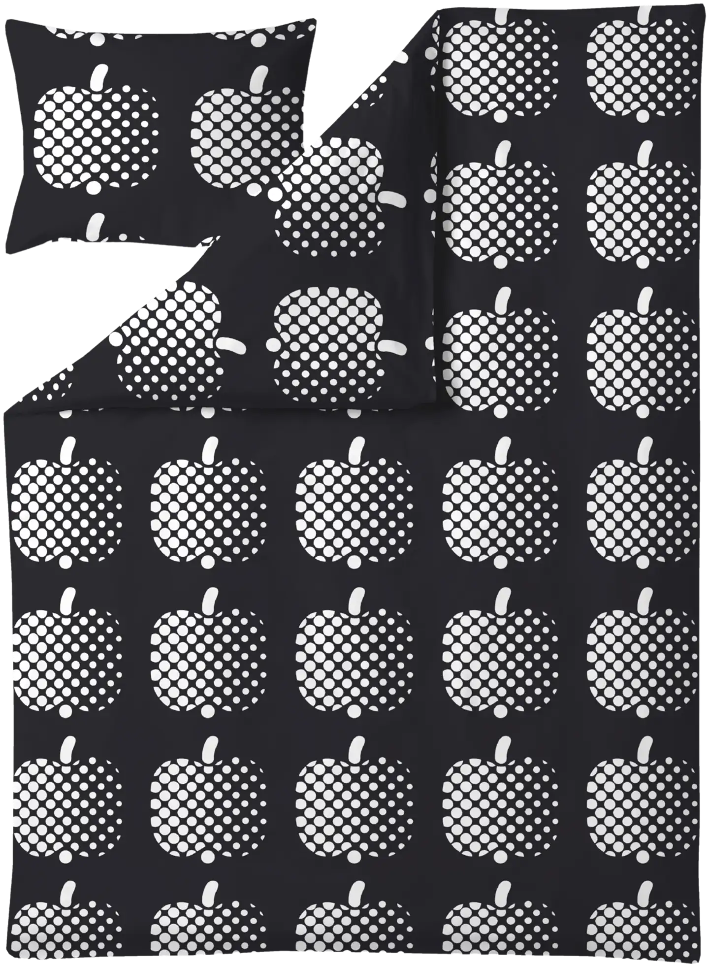 Finlayson pussilakanasetti Optinen Omena 150x210 cm mu/valk - 1