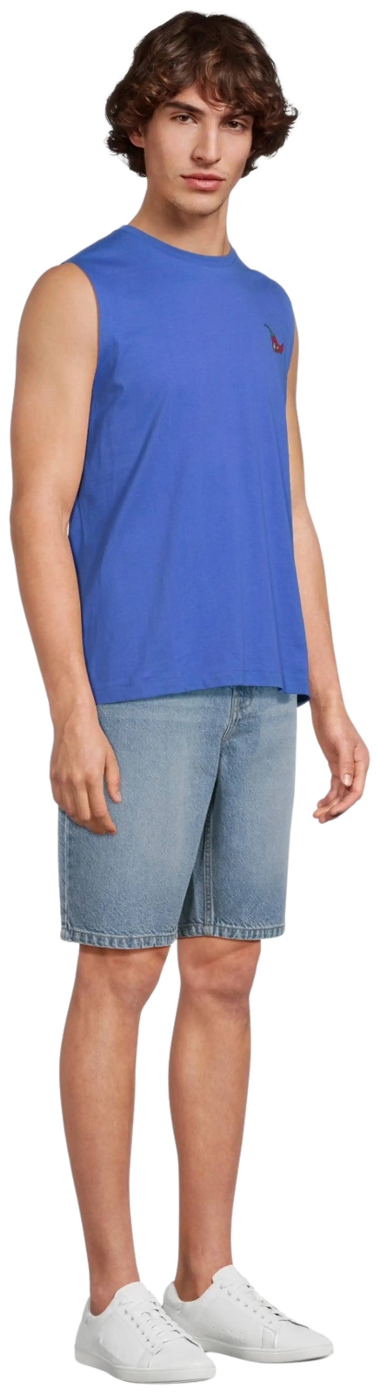 WKLY. miesten hihaton t-paita Mexican 195W152601 - dazzling blue - 4