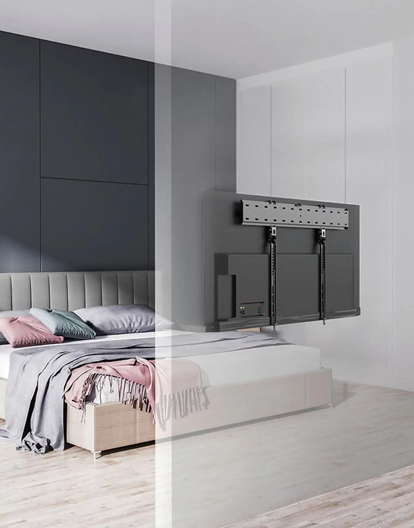 Norstone SlimLed 3265 TV-seinäteline - 3
