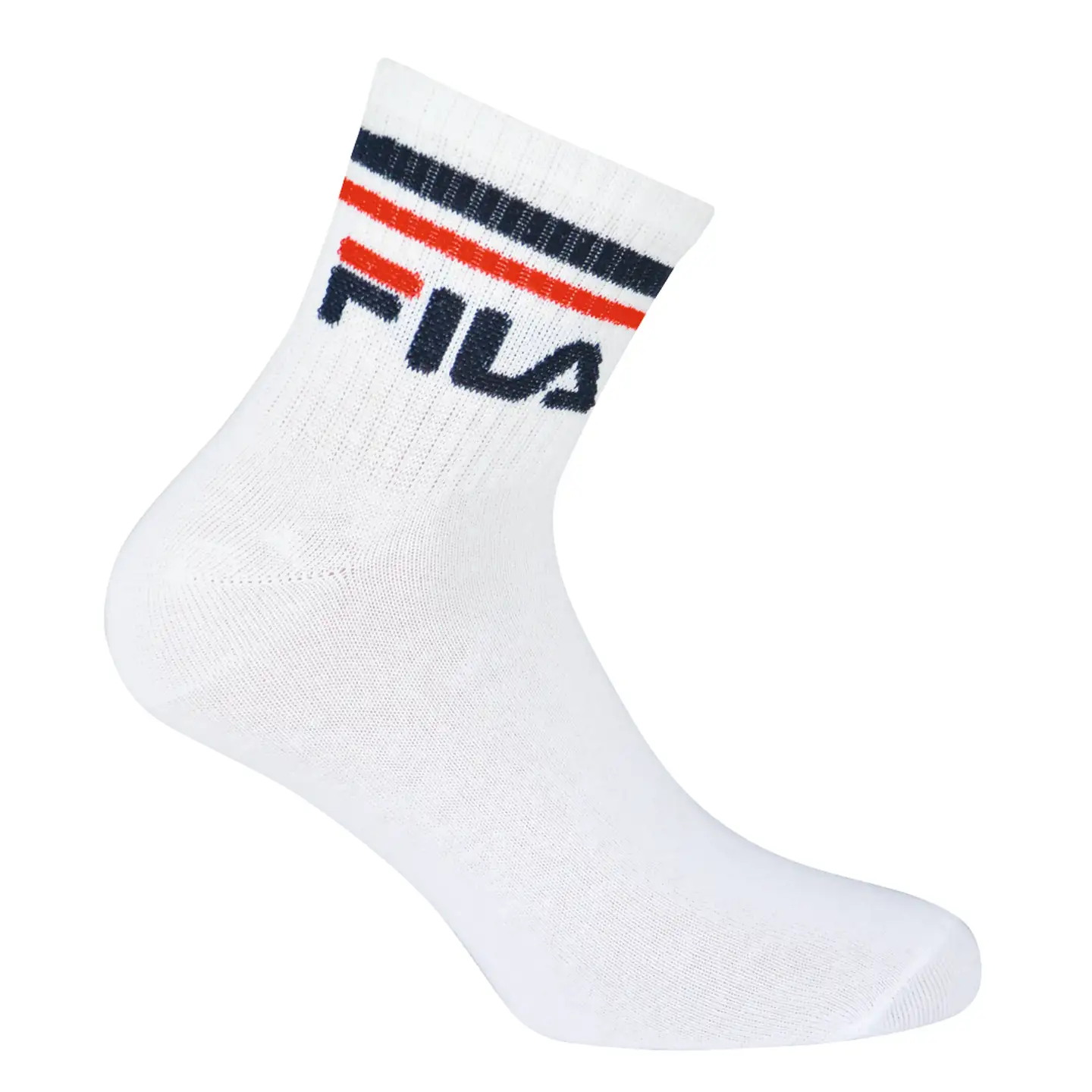 Fila miesten quarter-sukat F9398 3-par - WHITE