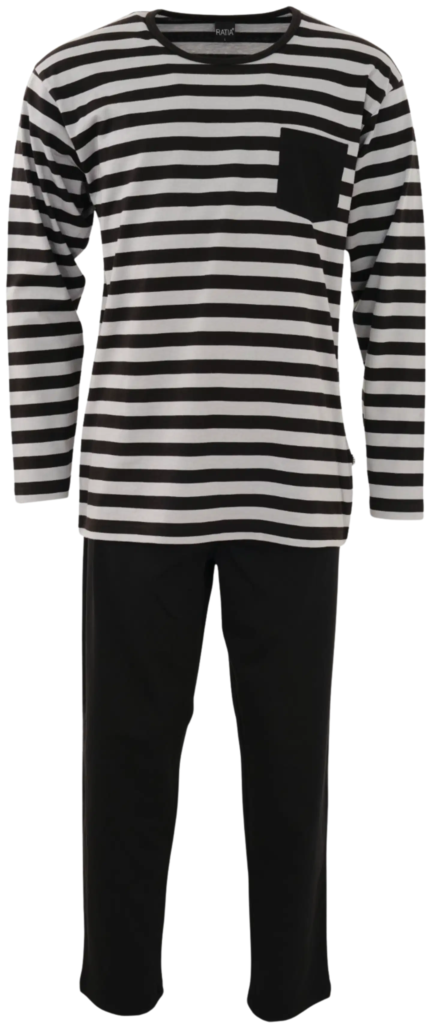 RATIA miesten pyjama - t.sininen/harmaa - 1